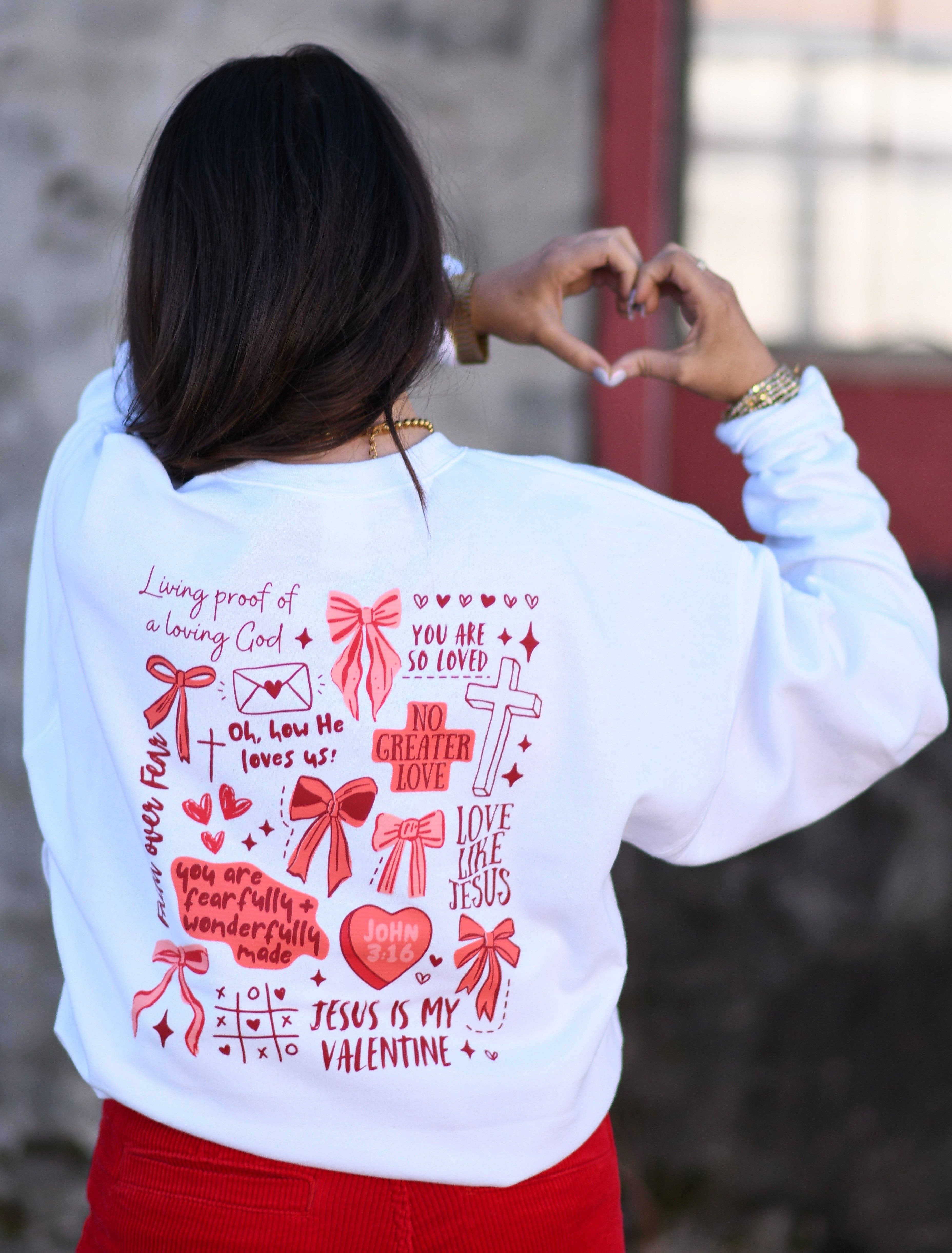 Christian Valentines Sweatshirt T-Shirts, Hoodie | PodTeesHub.com
