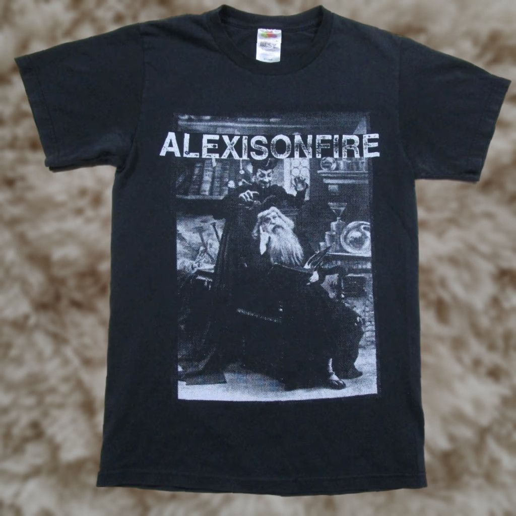 Fruit Of The Loom Alexisonfire Band T Shirt S Y2k Tour Emo Screamo Band Graphic Print Cotton Black M Hoodie, Sweatshirt