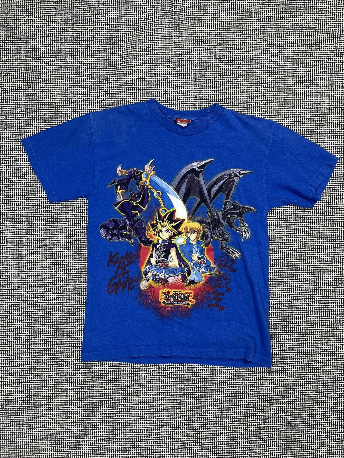 Vintage 1996 Yu Gi Oh Shadow Realm Kids Medium Vintage T Shirt Hoodie, Sweatshirt | PodTeesHub.com