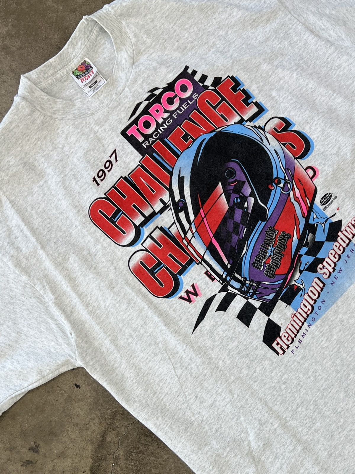 Nascar Vintage 1997 Challenge Champions Racing Fuels Tee Xxl Hoodie, Sweatshirt | PodTeesHub.com