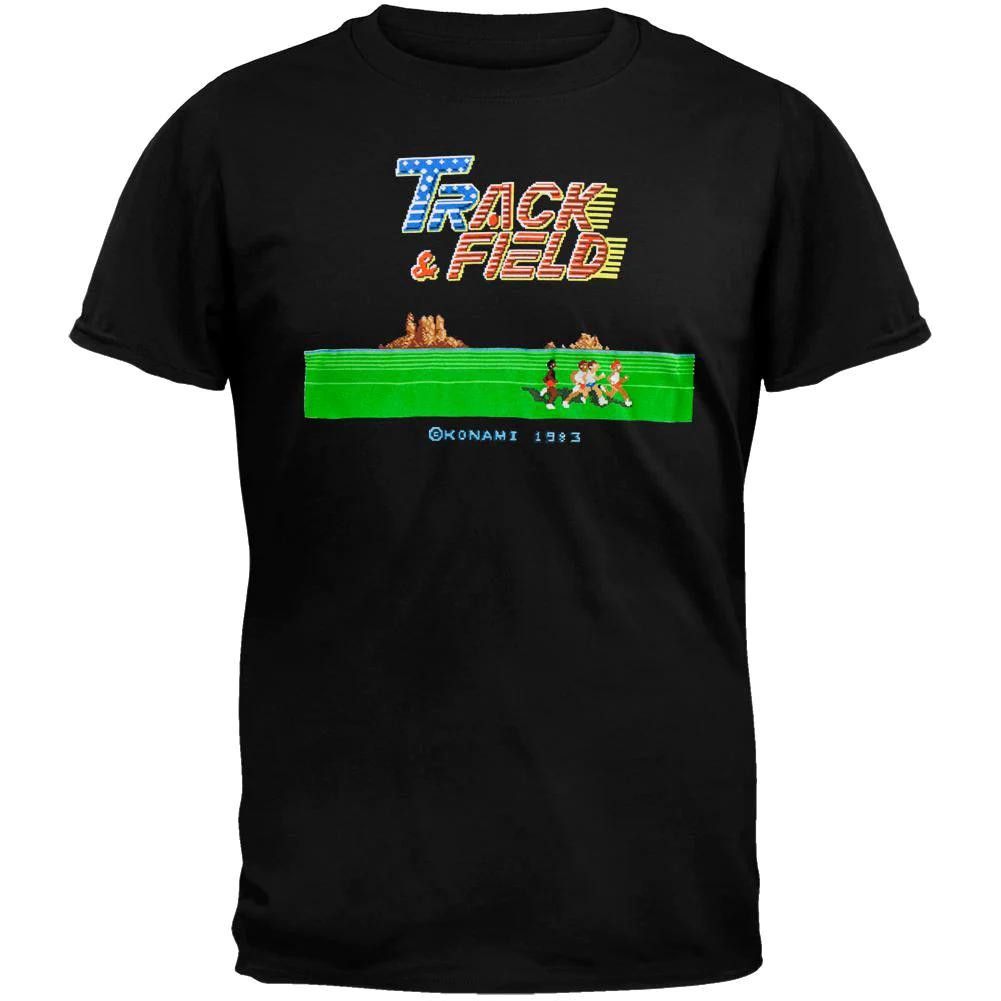 Designer Nes 8 Bit Shirt Track Field Konami Video Game Tee 2xl Hoodie, Sweatshirt | PodTeesHub.com