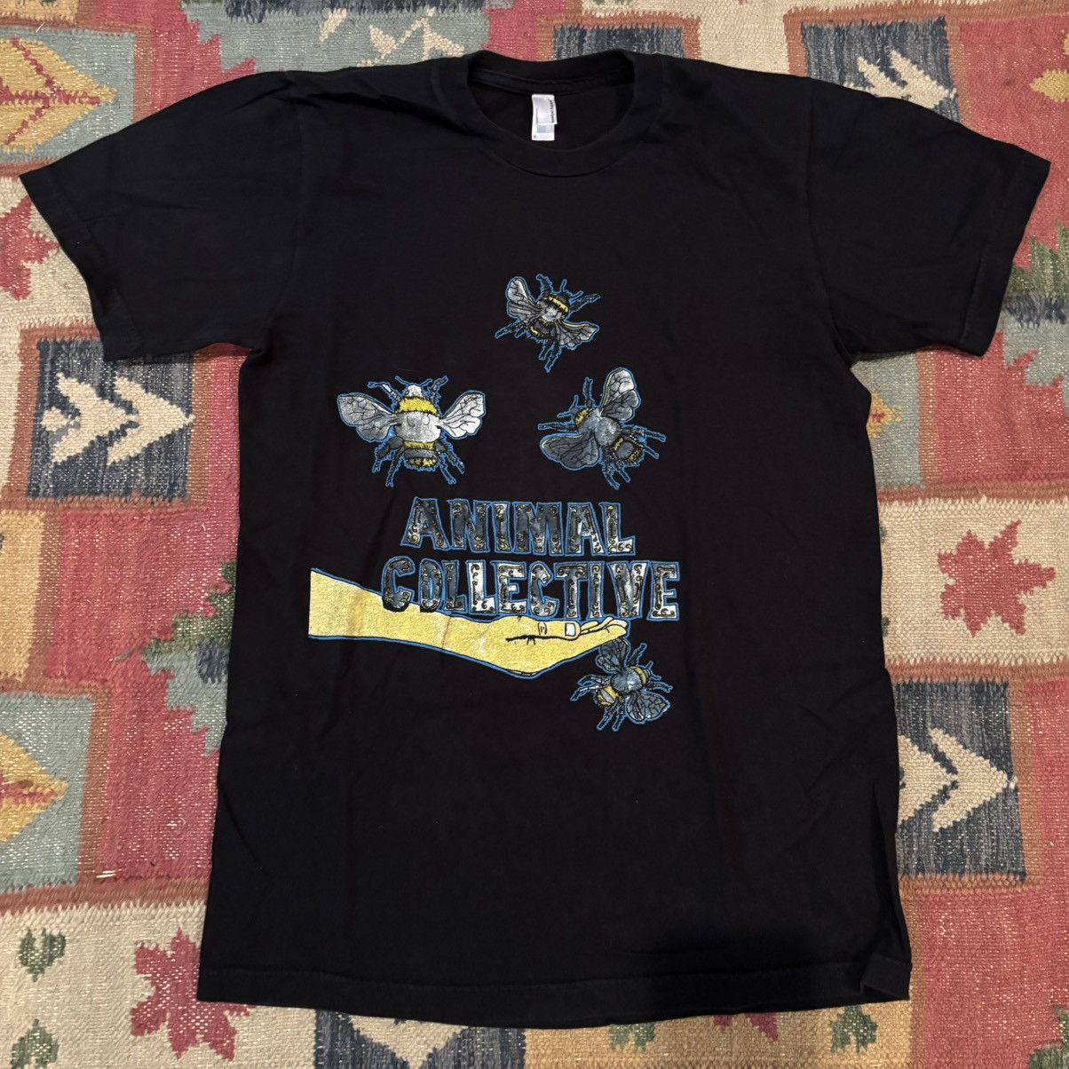 Band Tees Animal Collective Bees Tee 2000s Small American Apparel Hoodie, Sweatshirt | PodTeesHub.com