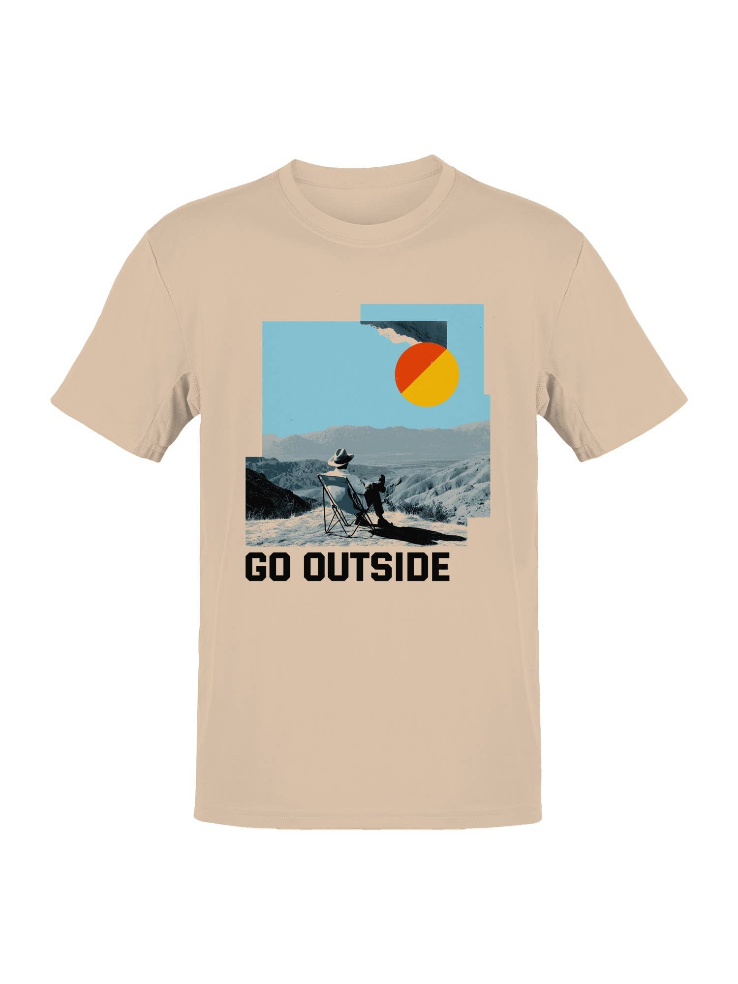 Retro Adventure: Go Outside Men's T-Shirt Hoodie, Sweatshirt | PodTeesHub.com