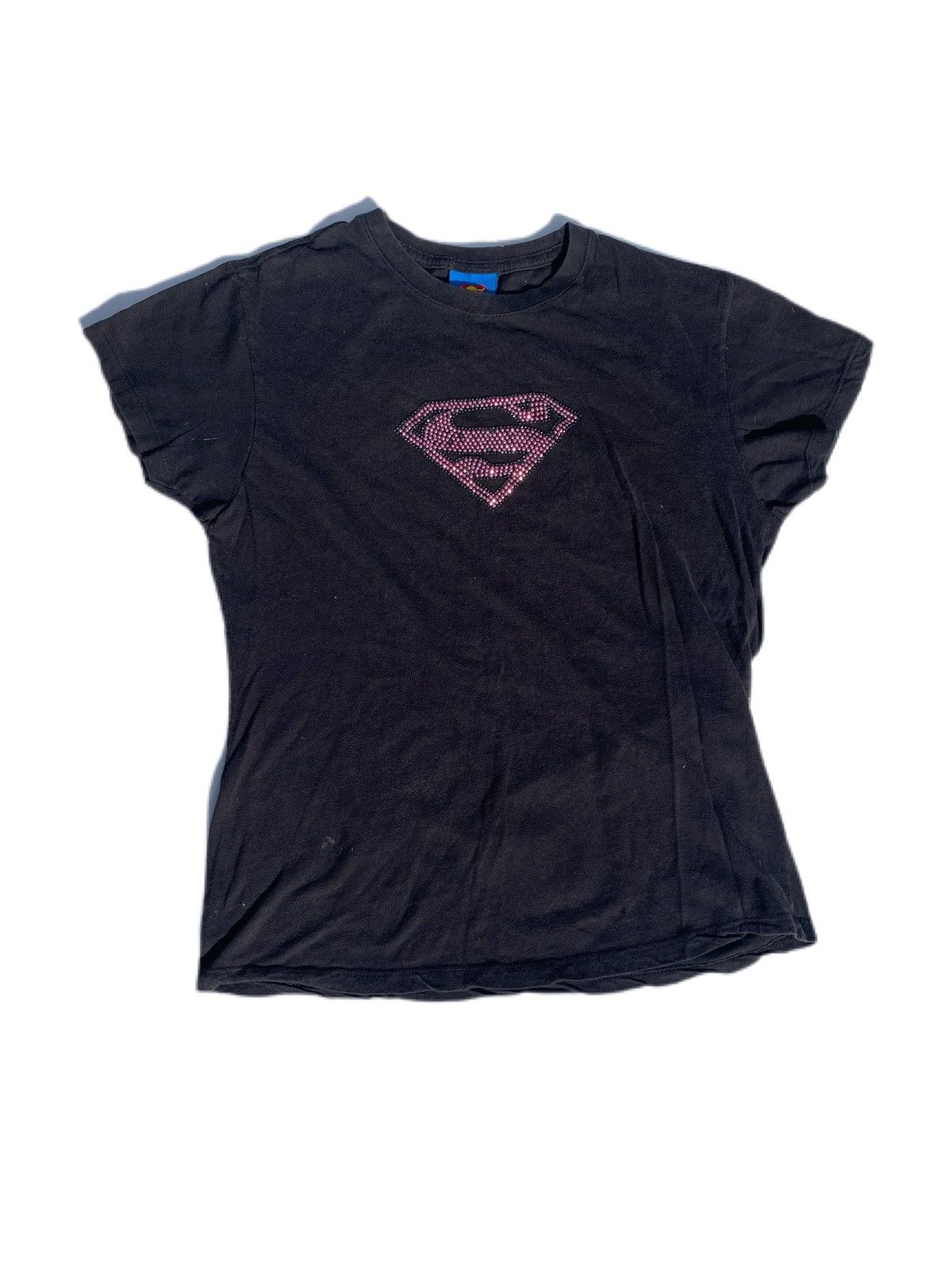 Vintage Y2k Superman Rhinestone Shirt Hoodie, Sweatshirt | PodTeesHub.com