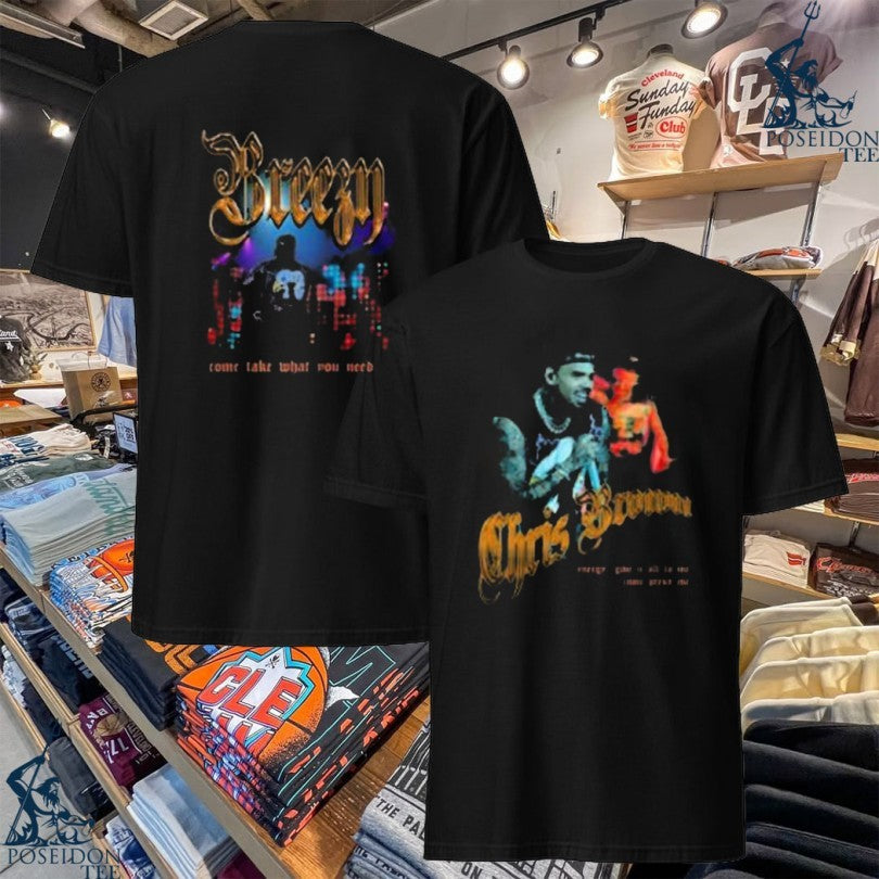 Chris Brown Motion Blur Breezy Ss T-shirt