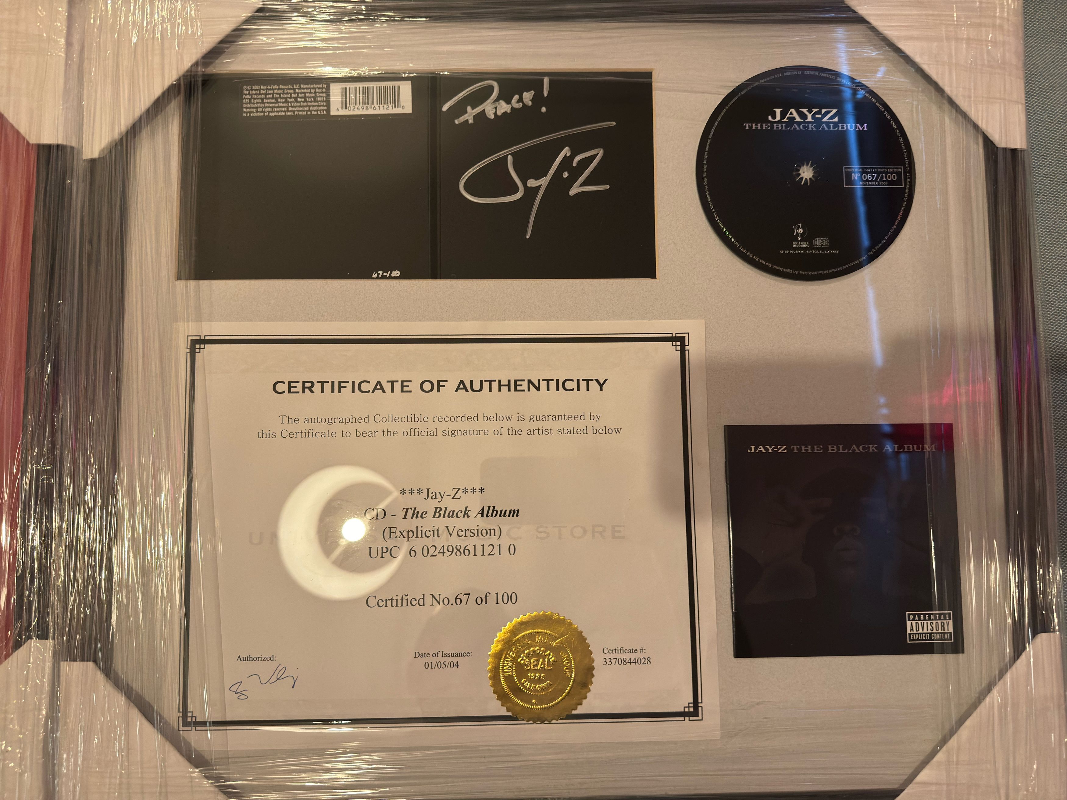 Jay Z Officially Signed The Black Album By Jay Z T-Shirts, Hoodie, Sweatshirt | PodTeesHub.com