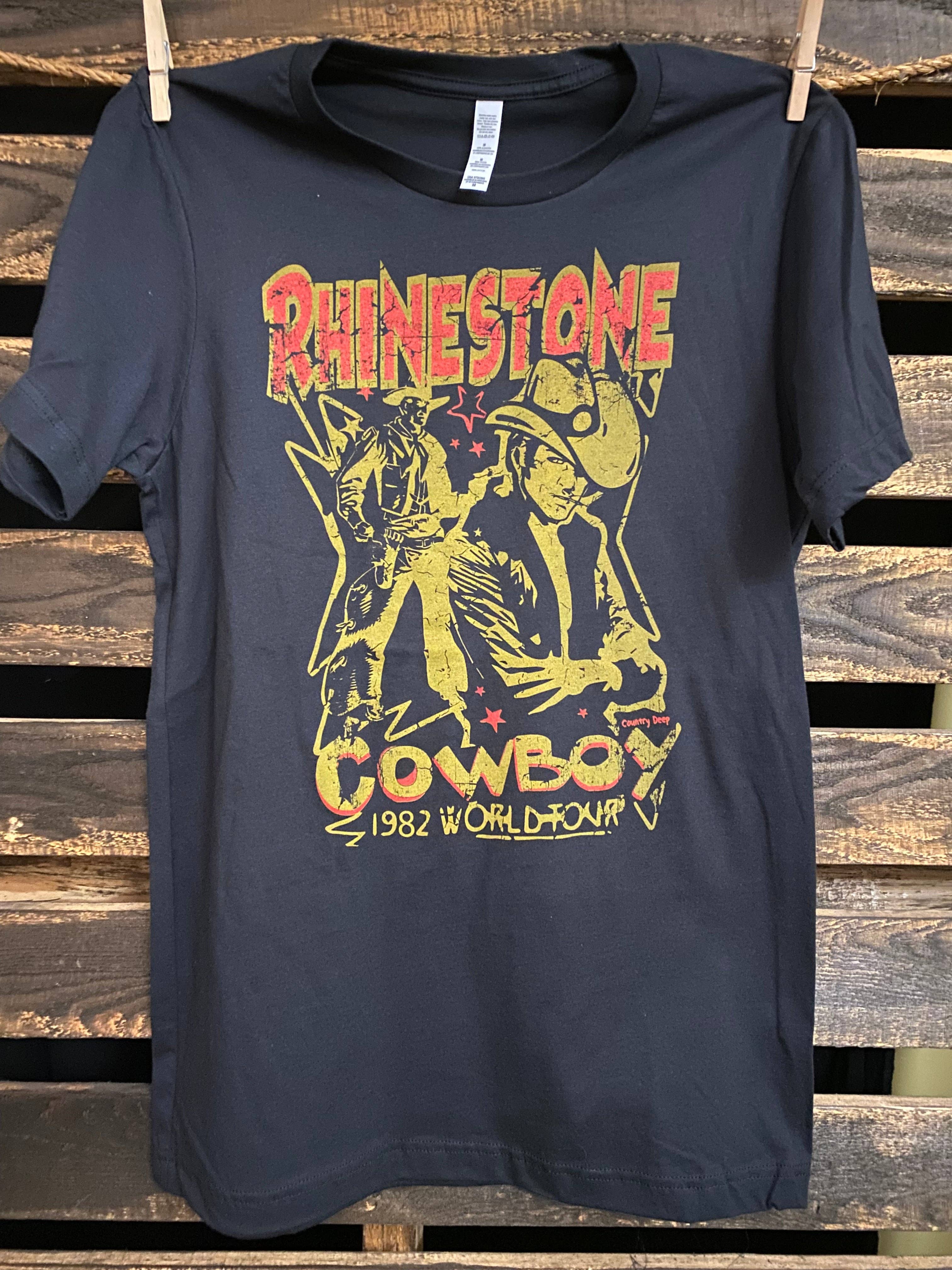 Rhinestone Cowboy World Tour 1982 Unisex T-Shirt Hoodie, Sweatshirt | PodTeesHub.com