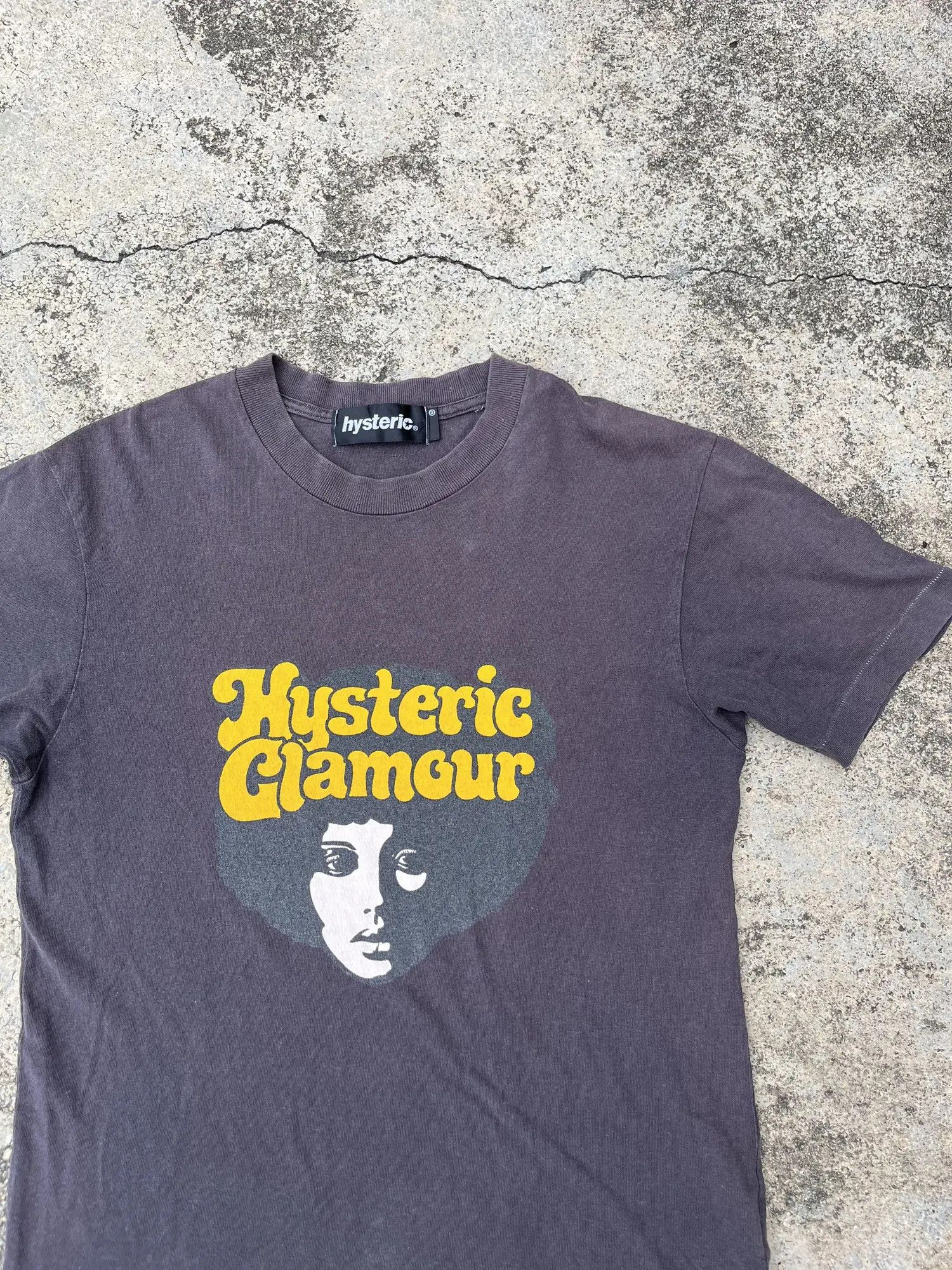 Glamour Hysteric Glamour Afro Sun Faded Tee Hoodie, Sweatshirt | PodTeesHub.com