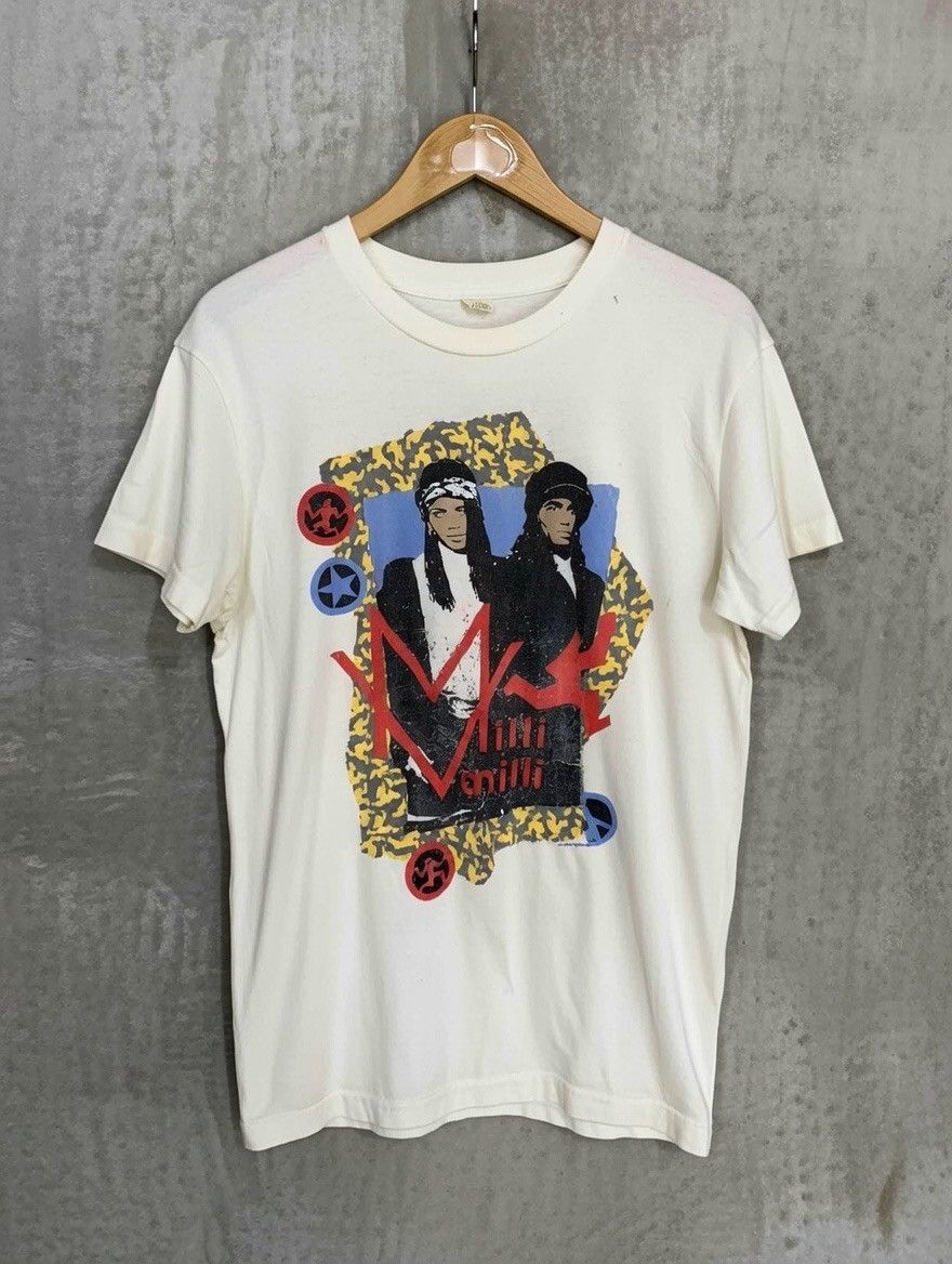 Vintage 1990s Milli Vanilli Band Tee Hoodie, Sweatshirt | PodTeesHub.com