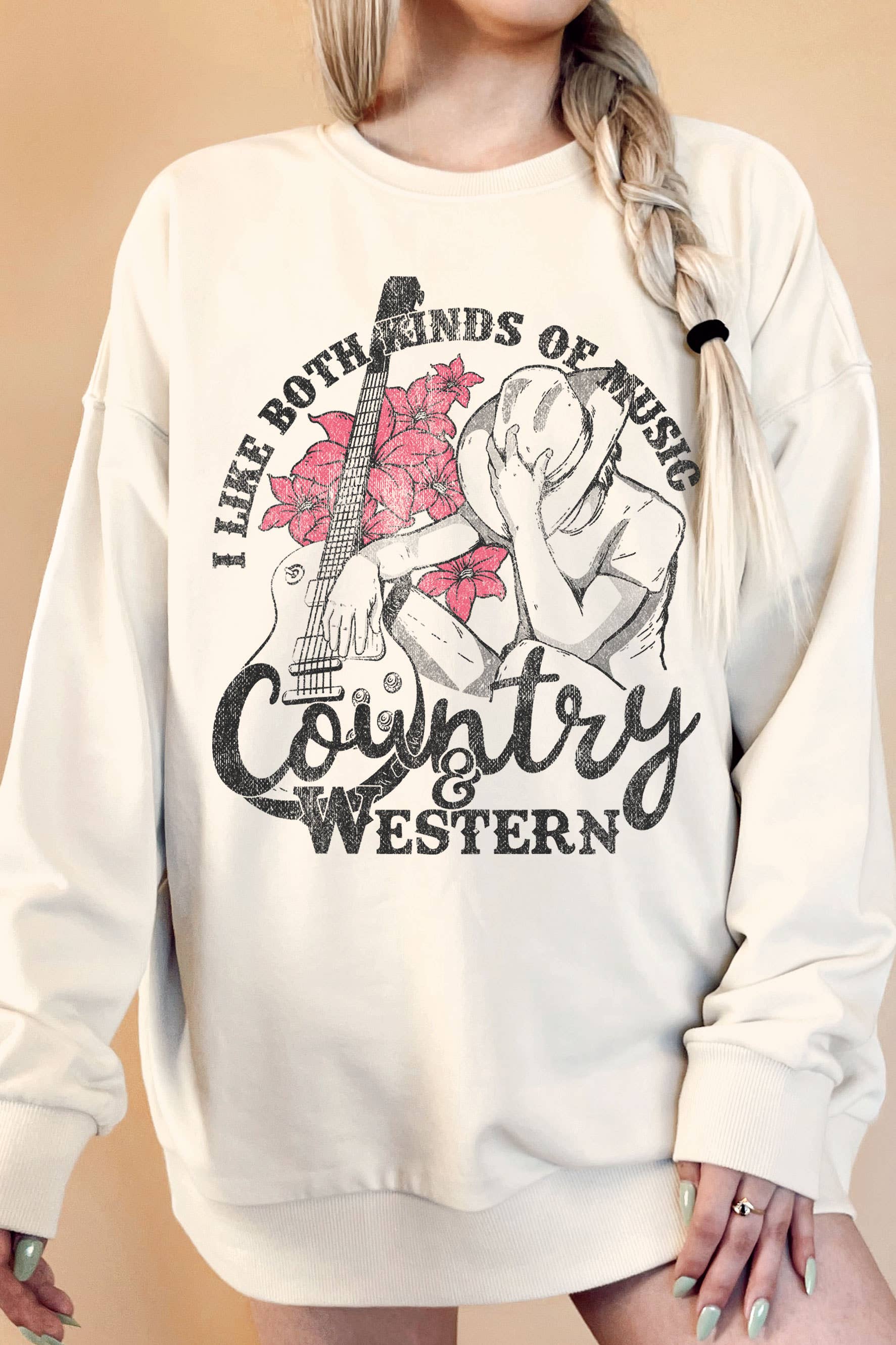 Country and Western Cowboy Oversize Graphic Terry Sweatshirt T-Shirts, Hoodie | PodTeesHub.com