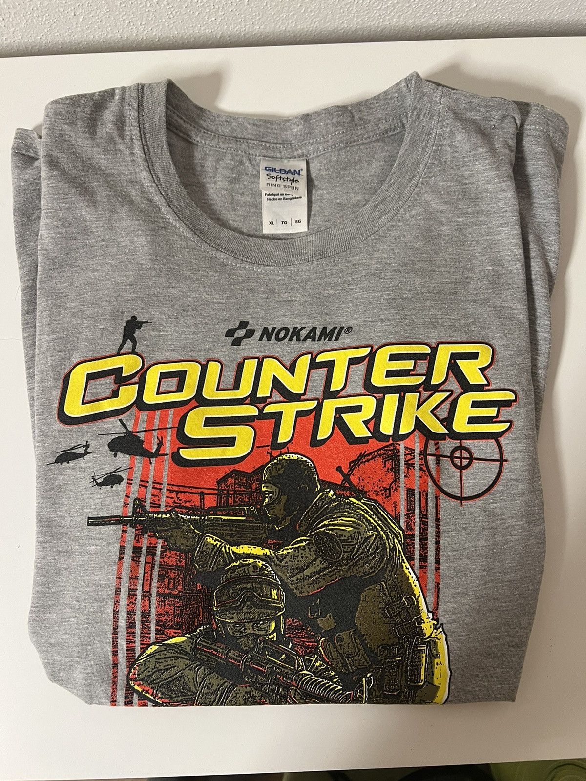 Gildan Vintage Cs Go Counter Strike Nokami Tee Nes Gaming Gildan Xl Hoodie, Sweatshirt | PodTeesHub.com