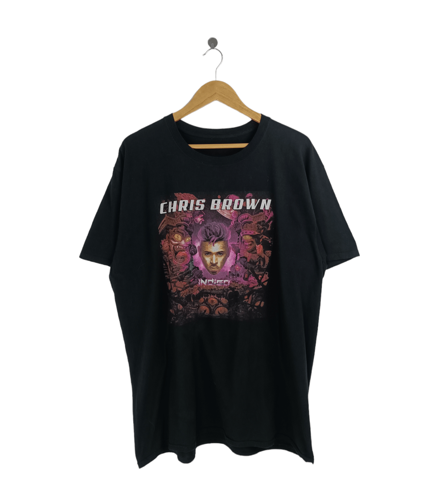 Rap Tees Vintage Chris Brown Indigo Tour 2019 Rihanna Usher Drake Hoodie, Sweatshirt | PodTeesHub.com
