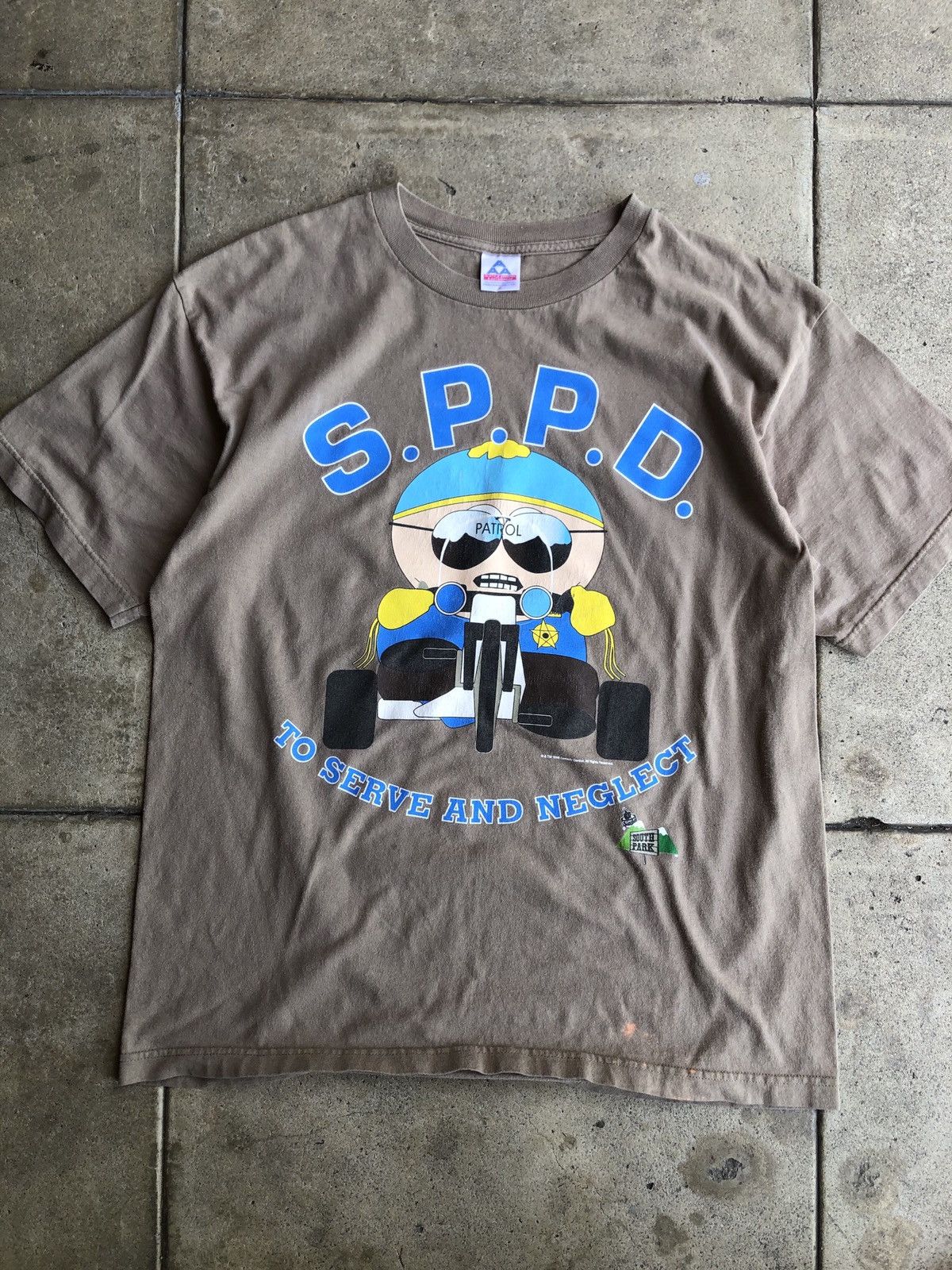 Vintage 1998 South Park Comedy Central Cartman Police Sppd T-Shirts, Hoodie, Sweatshirt | PodTeesHub.com