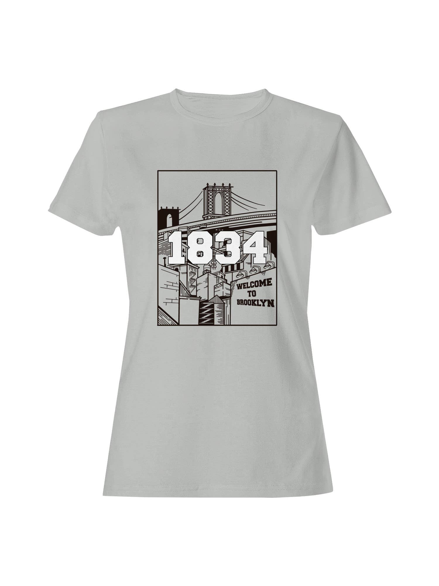 Brooklyn Bridge Art Print Women's T-Shirt Hoodie, Sweatshirt | PodTeesHub.com