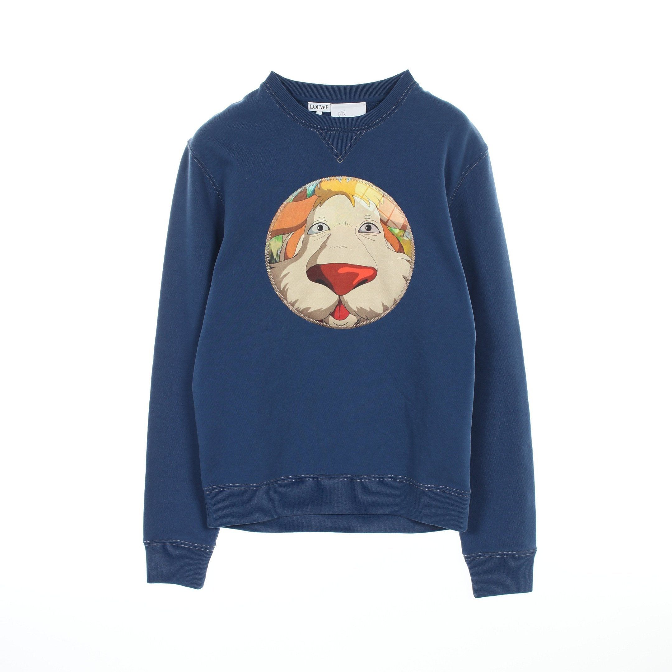 Loewe Loewe Studio Ghibli Howl S Moving Castle Crew Neck Cotton Blue Multicolor T-Shirts, Hoodie, Sweatshirt