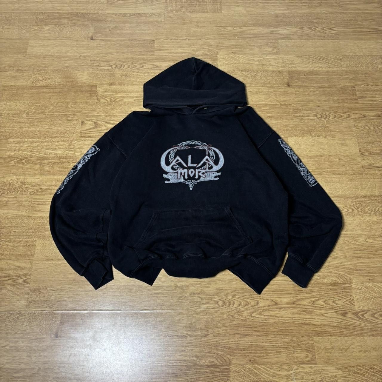 Japanese Brand X Vintage Vintage Y2k 90s Affliction Type Tribal Gothic Boxy T-Shirts, Hoodie, Sweatshirt