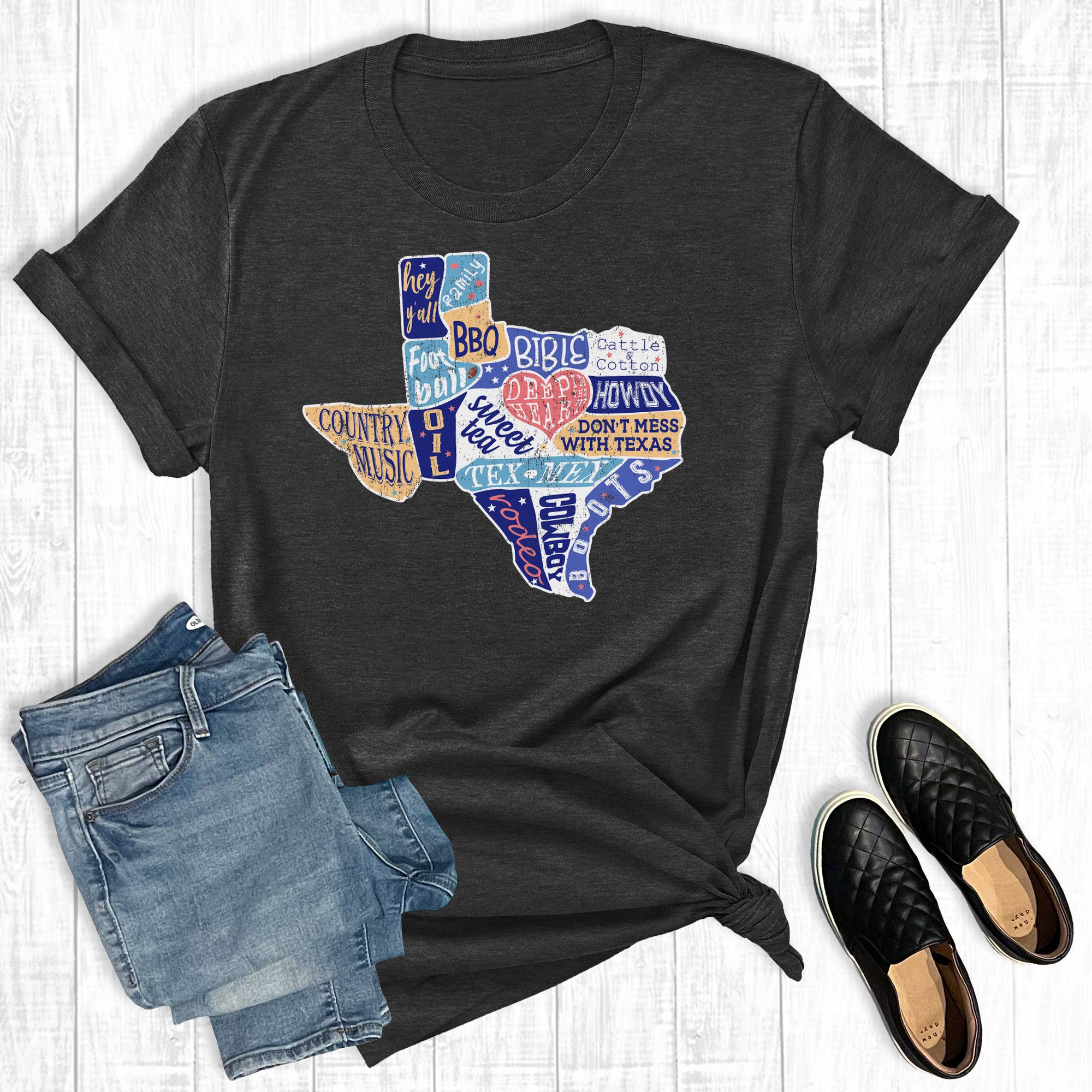 All About Texas Graphic Tee Hoodie, Sweatshirt | PodTeesHub.com