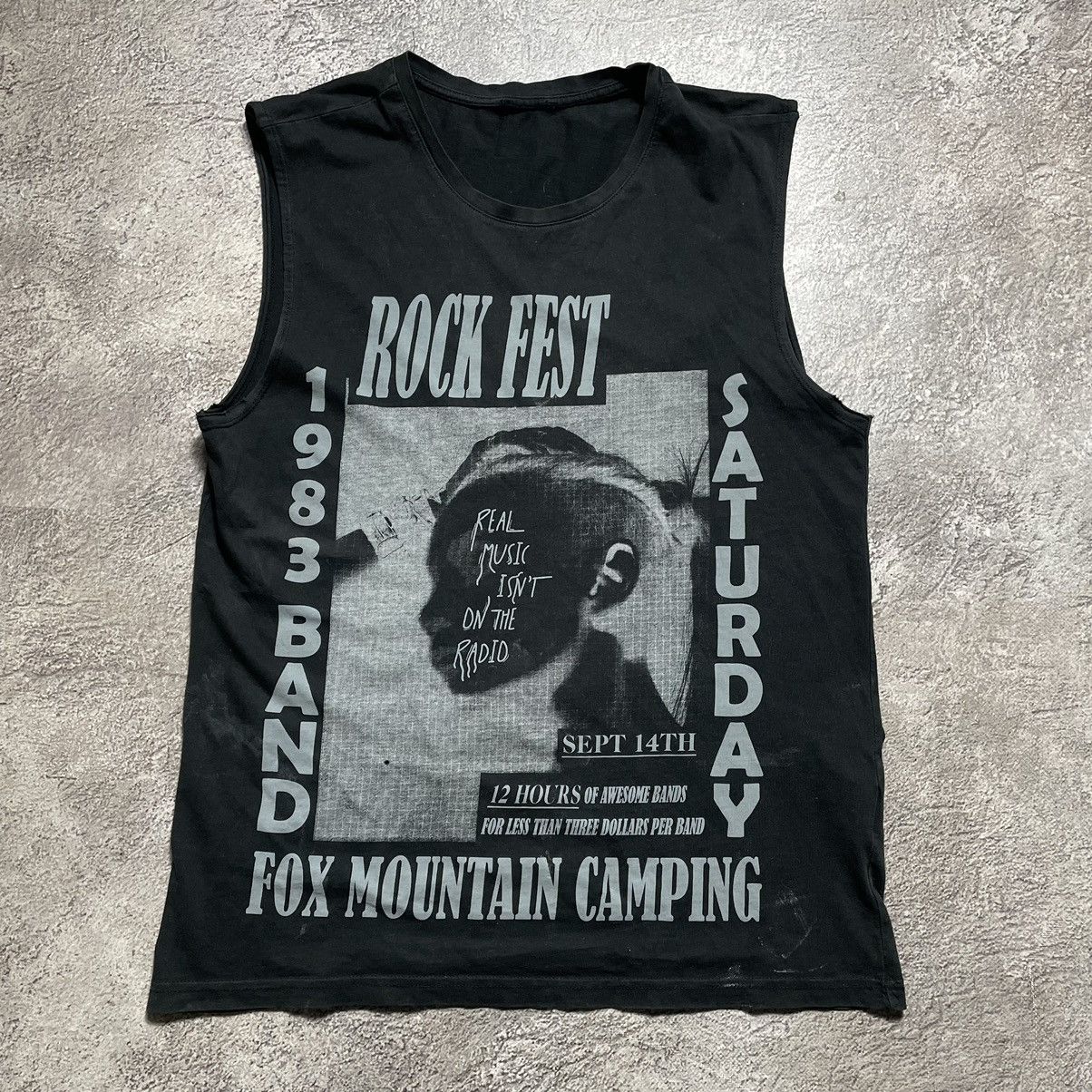 Band Tees Vintage Y2k Rock Fest Rank Top Creepy Abstract Horror Tee Hoodie, Sweatshirt | PodTeesHub.com