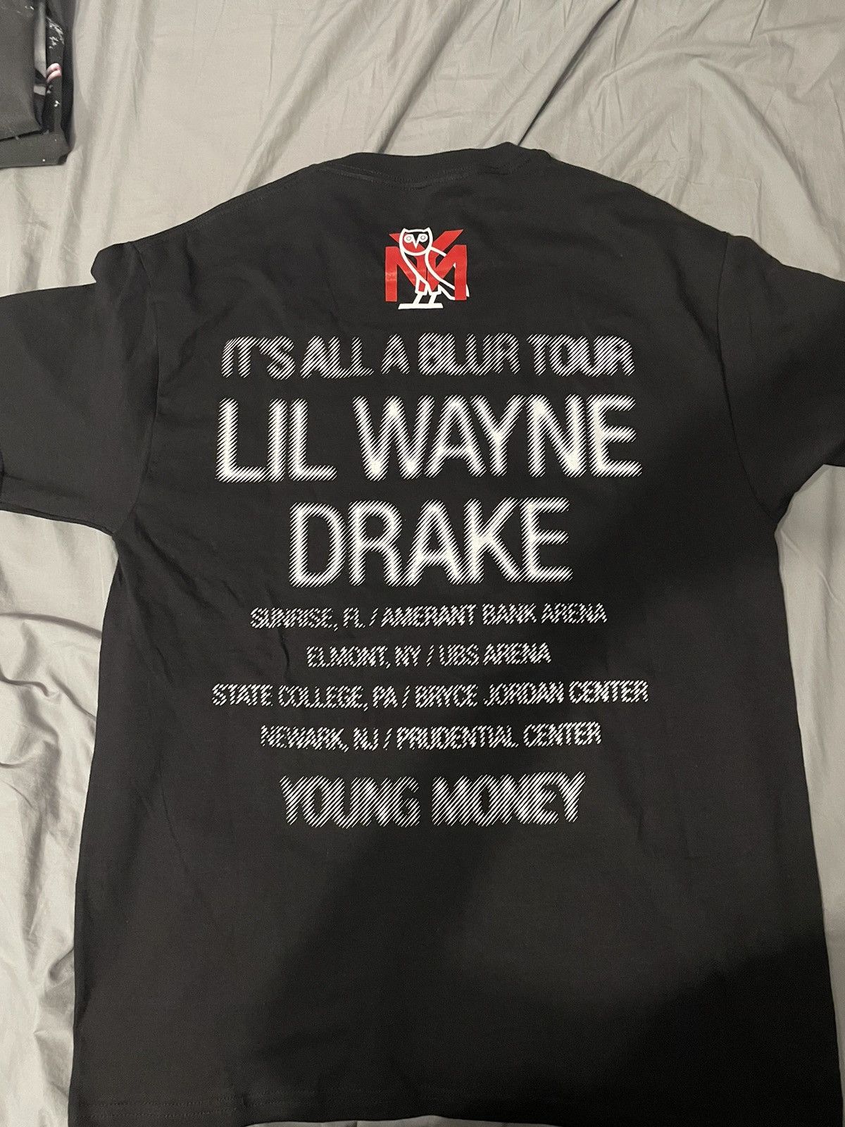 Lil Wayne X October S Very Own Lil Wayne X Drake Young Money X Ovo Big As The What Tour Tee Hoodie, Sweatshirt
