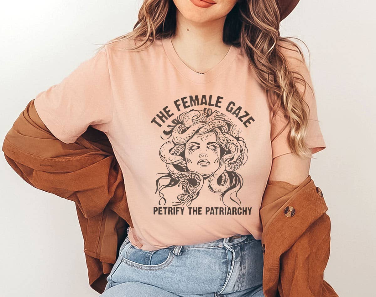 The Female Gaze - Feminist Women's Rights T-Shirt Hoodie, Sweatshirt | PodTeesHub.com