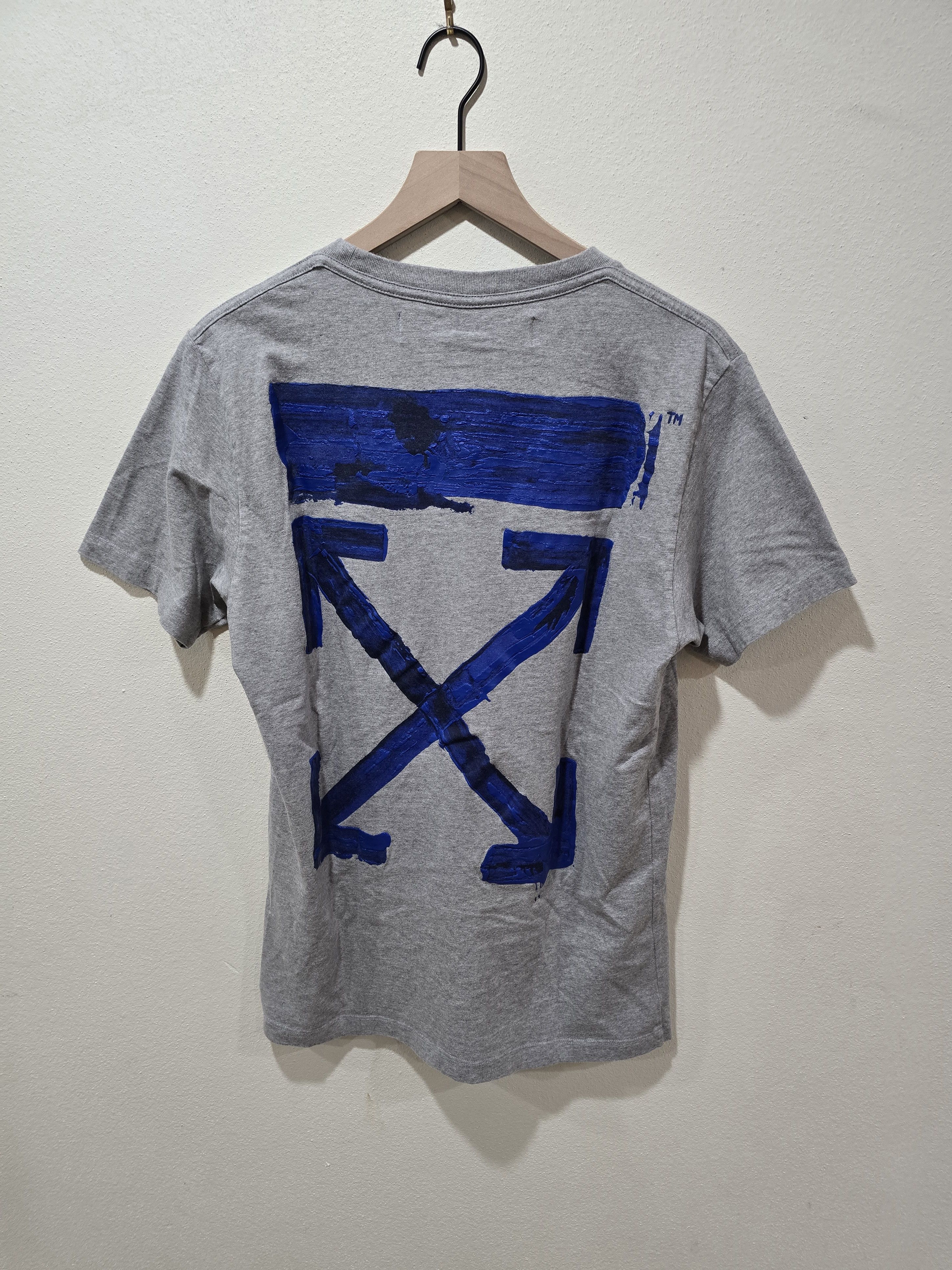 Off White Acrylic Diagonal Arrows Slim Fit T-Shirts, Hoodie, Sweatshirt