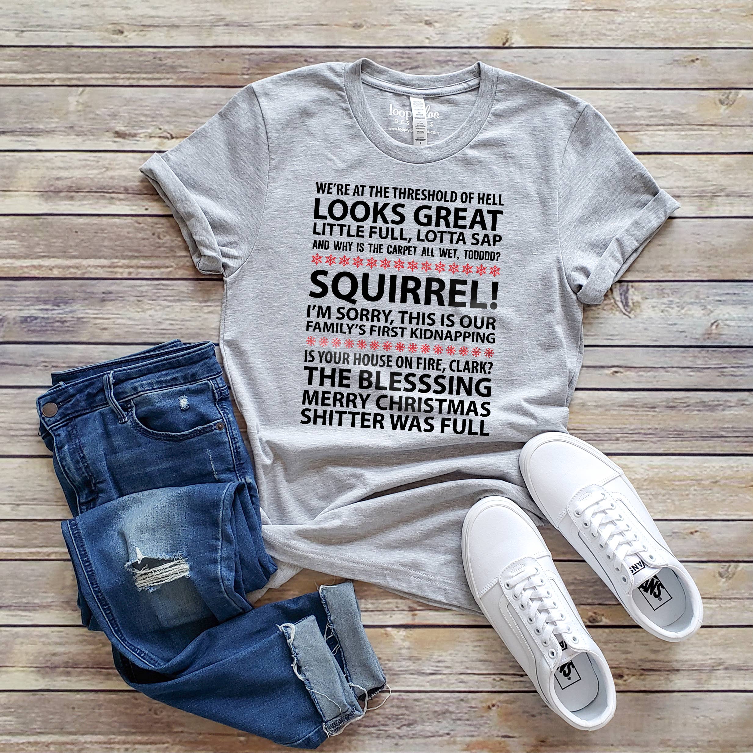 Holiday Movie Quotes | Christmas Vacation Tee | Sizes XS-2XL Hoodie, Sweatshirt | PodTeesHub.com