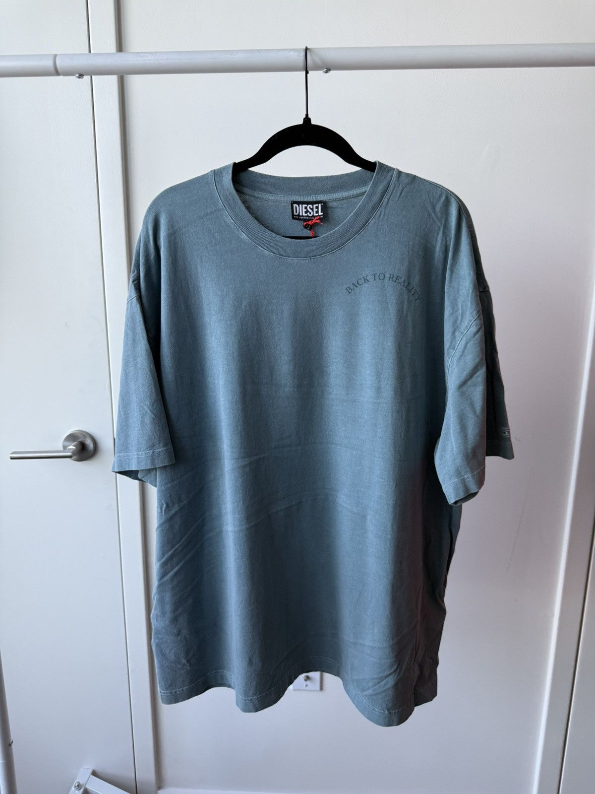 Diesel By Glen Martens Back To Reality Washed Tee Hoodie, Sweatshirt | PodTeesHub.com