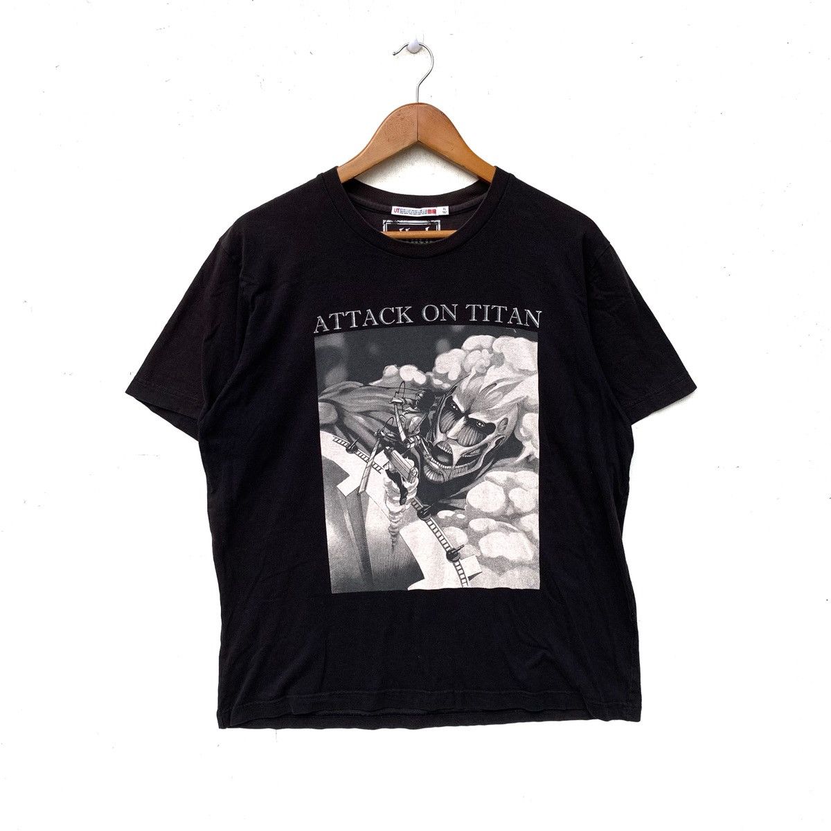 Japanese Brand X Uniqlo Attack On Titan By Uniqlo Tshirt Size Fit L Hoodie, Sweatshirt | PodTeesHub.com
