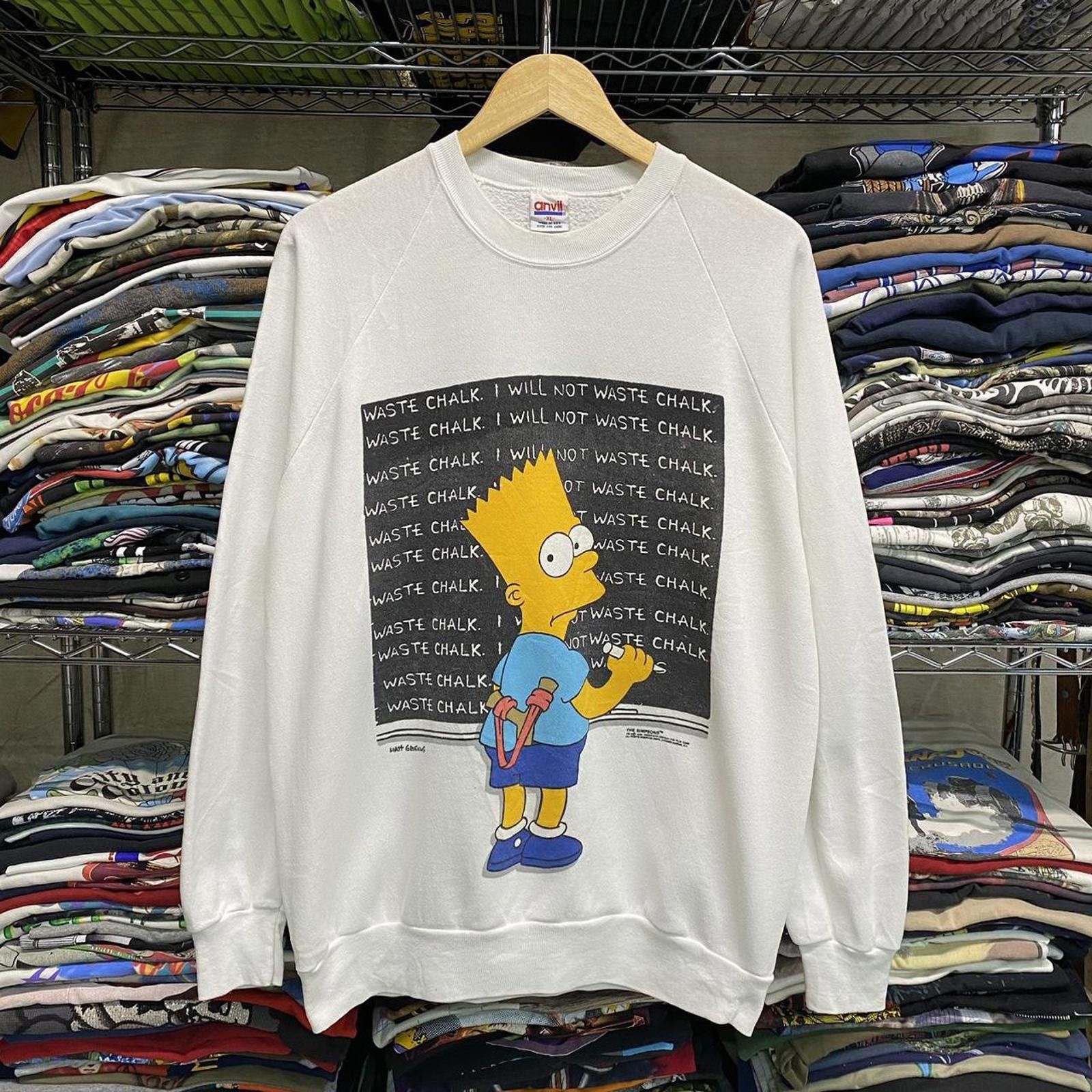 Simpsons 90s Simpsons Bart Simpson Chalkboard T-Shirts, Hoodie, Sweatshirt