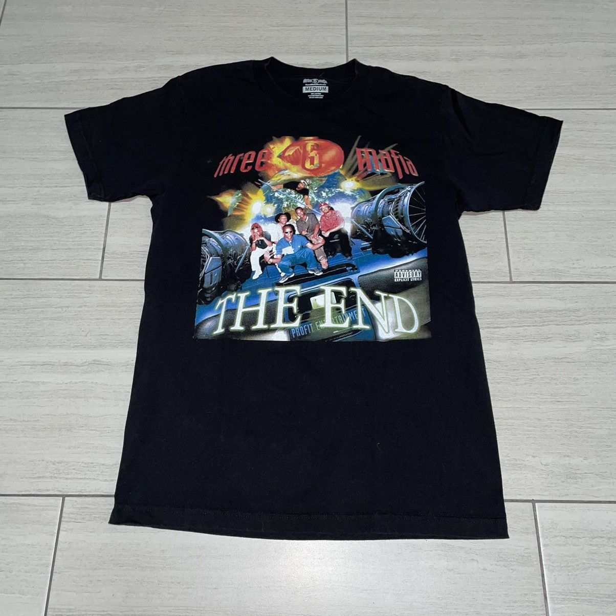 Rap Tees Three Six Mafia The End Album Cover Rap Yee Hoodie, Sweatshirt | PodTeesHub.com