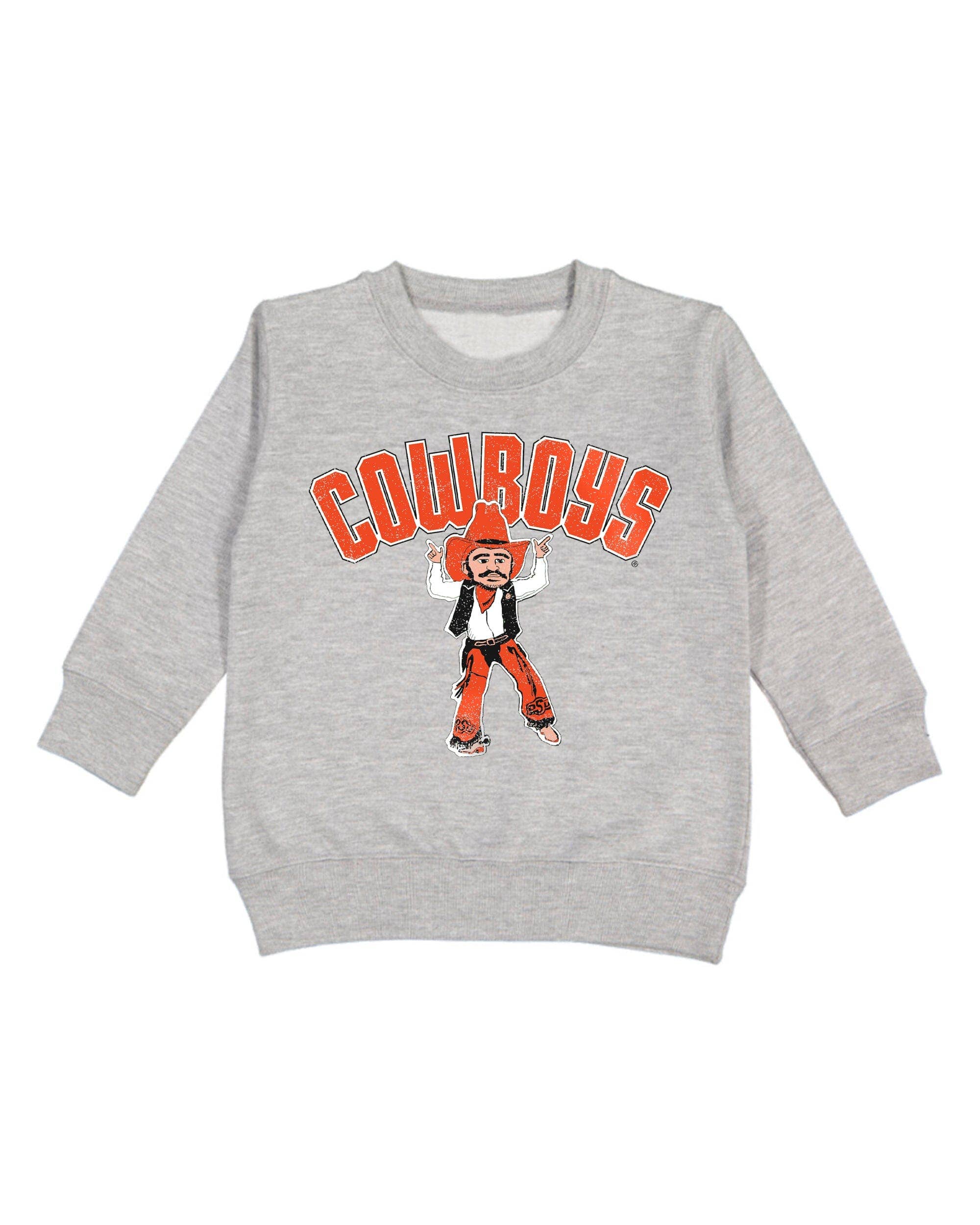 Children's Oklahoma State Cowboys Cartoon Mascot Sweatshirt T-Shirts, Hoodie | PodTeesHub.com