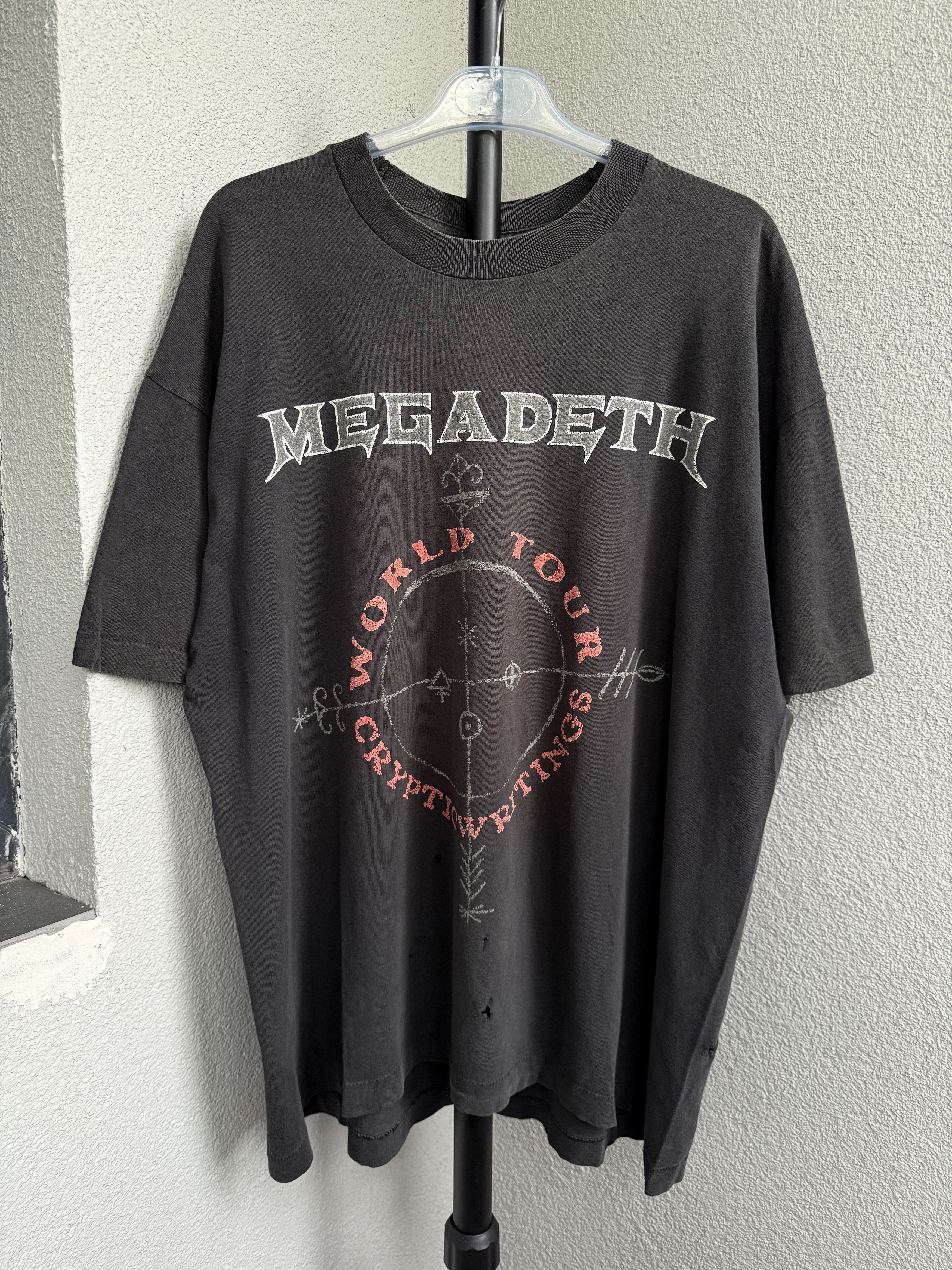 Vintage 1997 Megadeth Cryptic Writings Rock Band T Shirt Hoodie, Sweatshirt | PodTeesHub.com