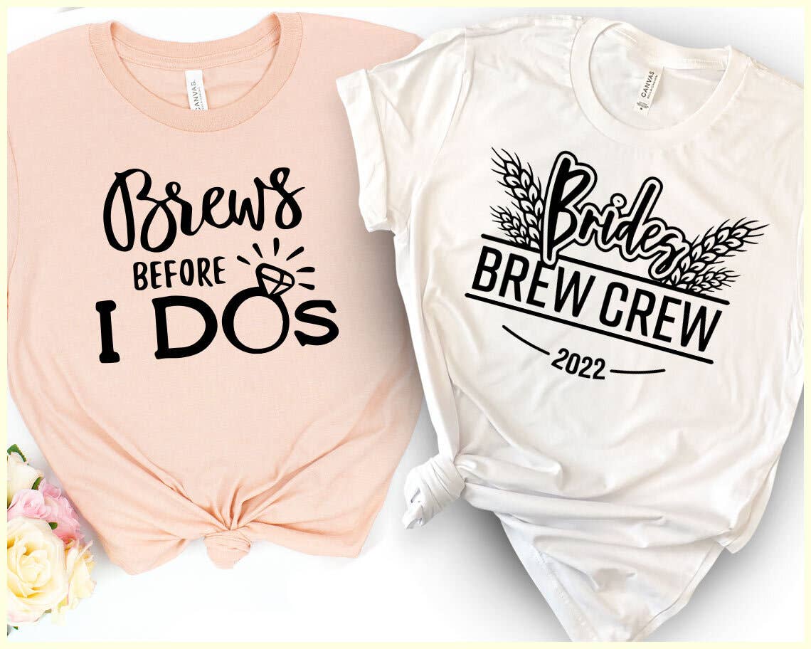 Brews Before I Do - Brides Brew Crew Bachelorette Party Tee Hoodie, Sweatshirt | PodTeesHub.com
