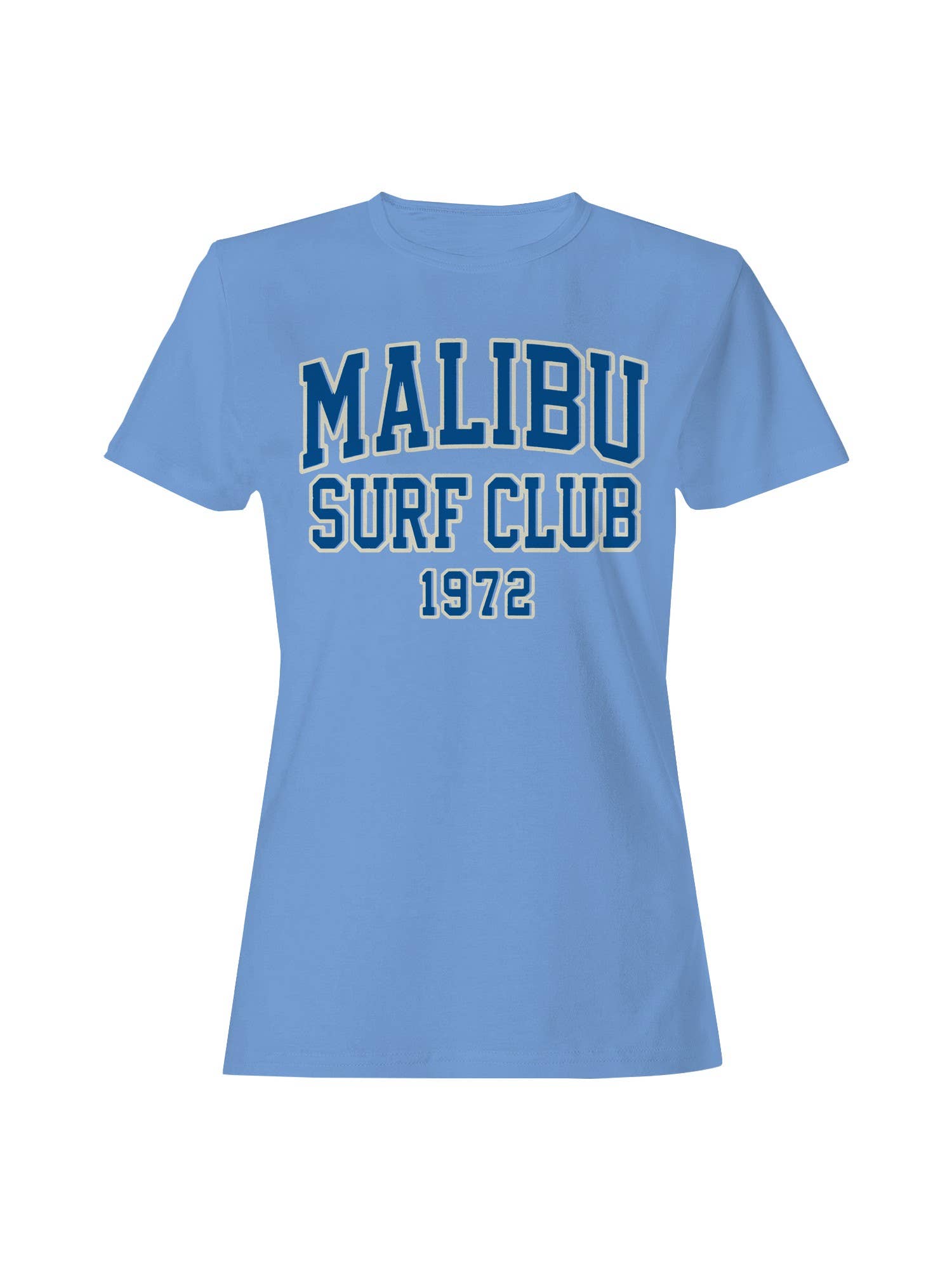 Malibu Surf Club 1972 Vintage Women's T-Shirt Hoodie, Sweatshirt | PodTeesHub.com