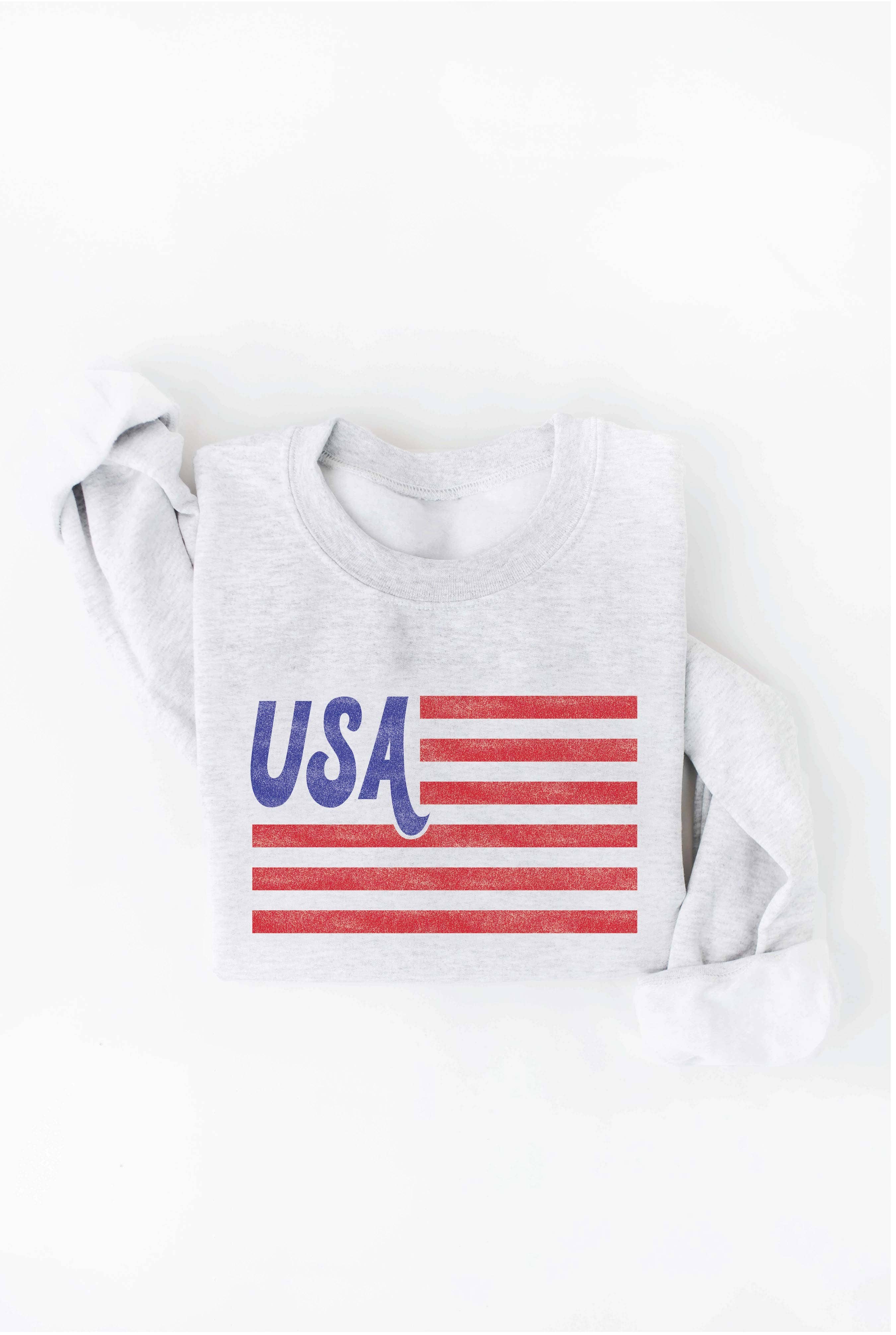 USA Flag Graphic Sweatshirt T-Shirts, Hoodie | PodTeesHub.com