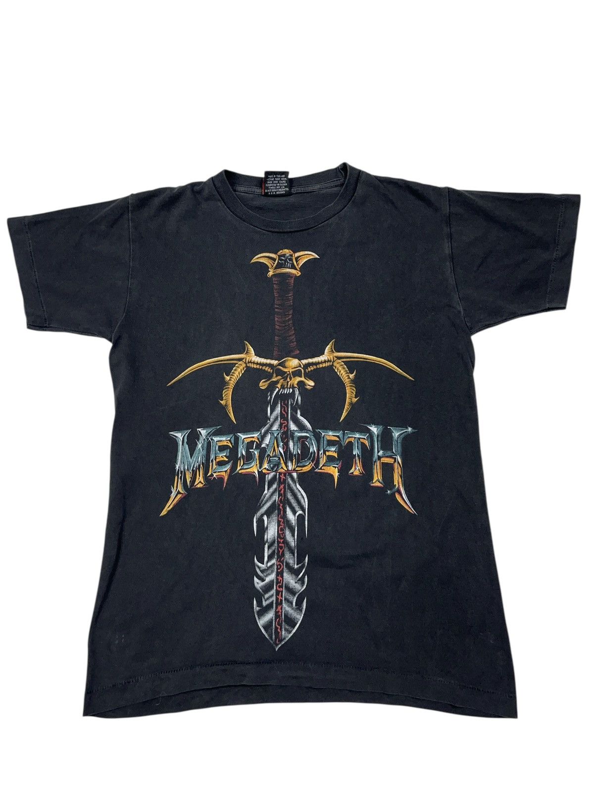 Band Tees Vintage 1997 Megadeth Faded Band T Shirt Travis Scott Rare Hoodie, Sweatshirt | PodTeesHub.com