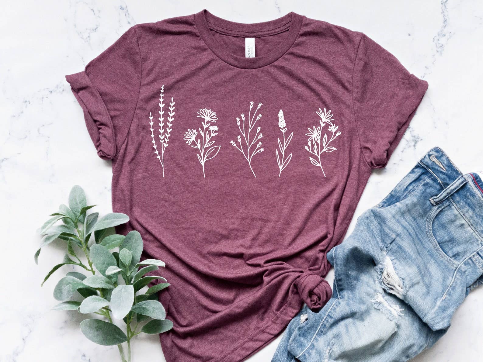 Wild Flowers T-Shirt Hoodie, Sweatshirt | PodTeesHub.com
