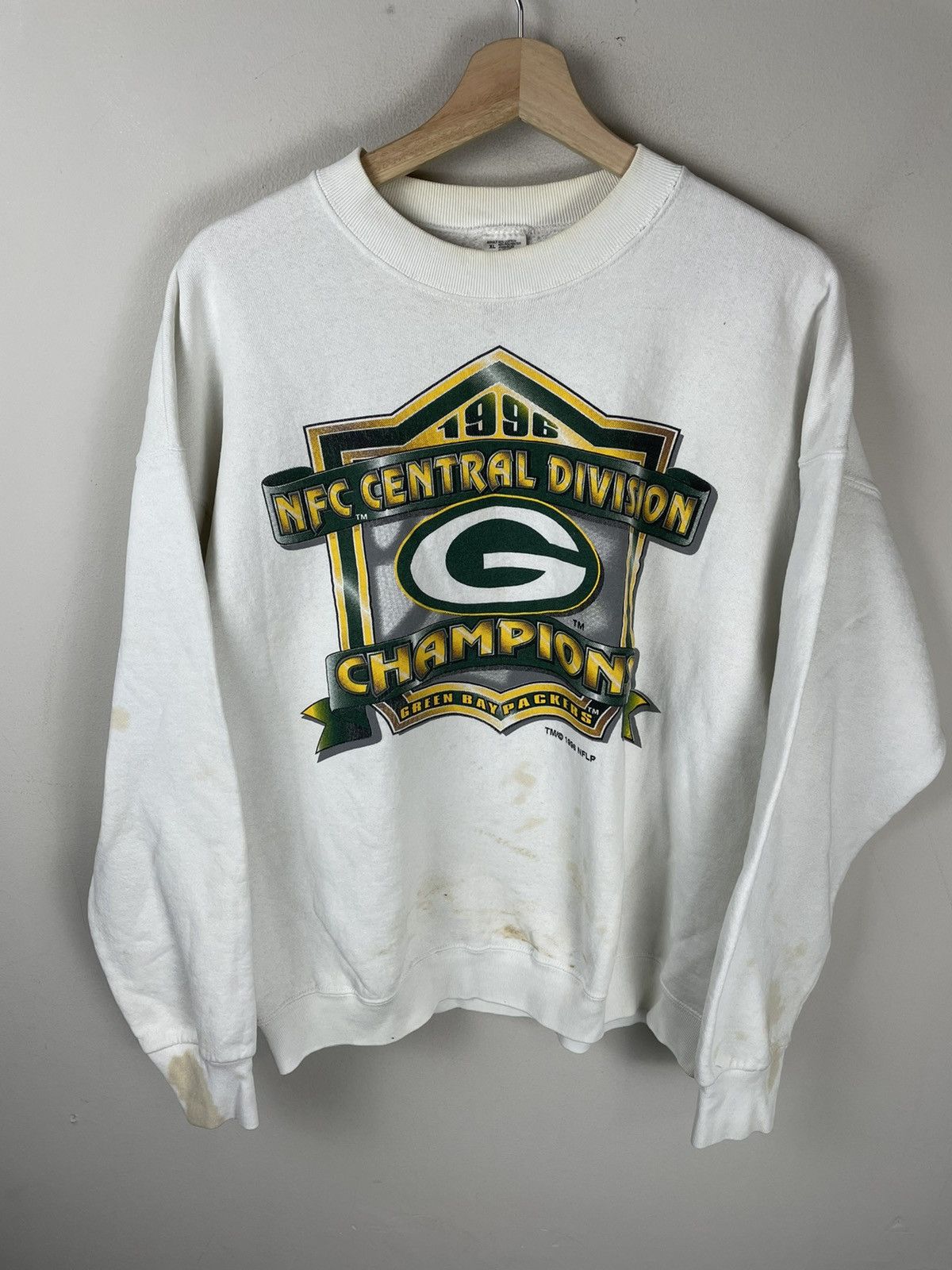 Vintage Crewneck Green Bay Packers 1996 Nfc Vintage Sweatshirt T-Shirts, Hoodie | PodTeesHub.com