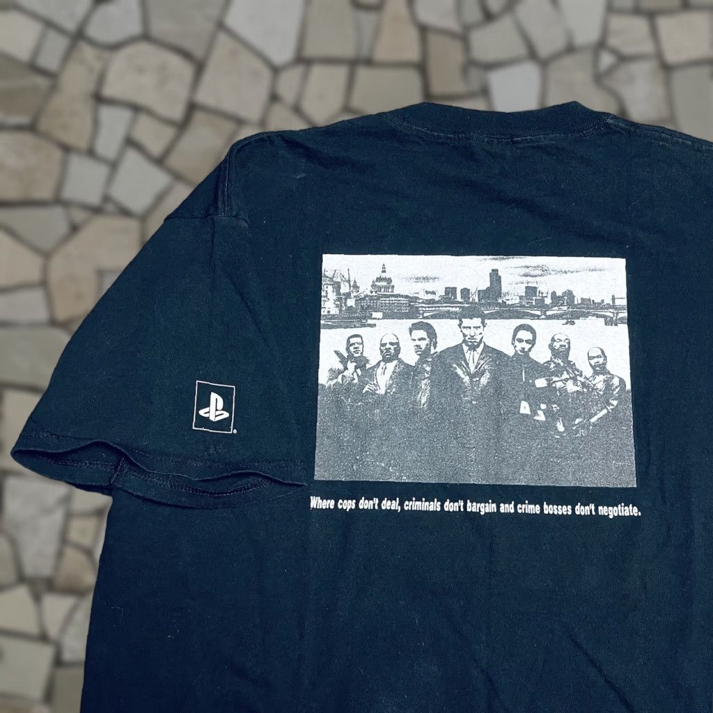 Vintage The Getaway Playstation Ps2 Promo T Shirt Video Game Xl Grand Theft Auto Shirt Men B Hoodie, Sweatshirt