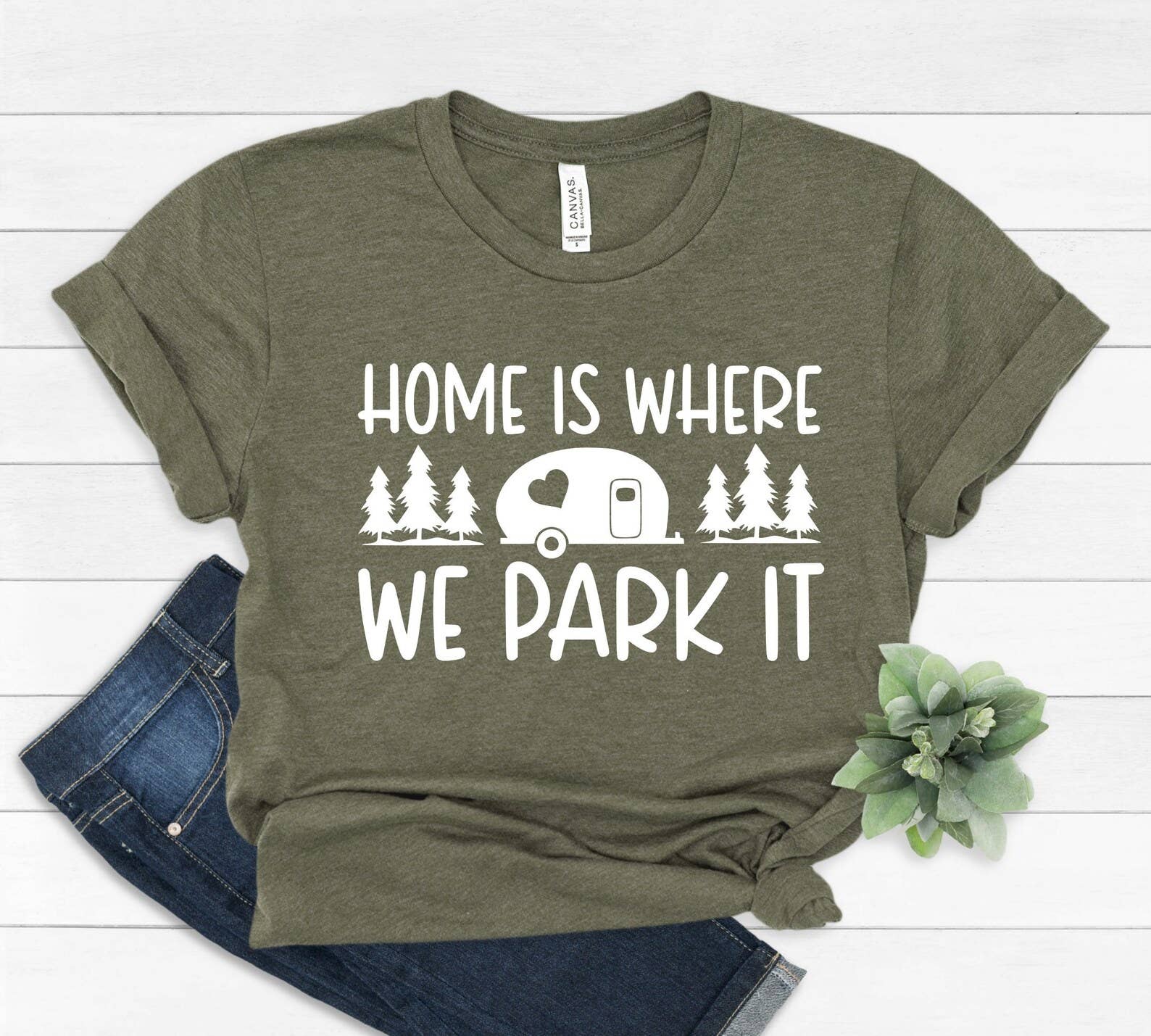 Home Is Where You Park It T-Shirt Hoodie, Sweatshirt | PodTeesHub.com