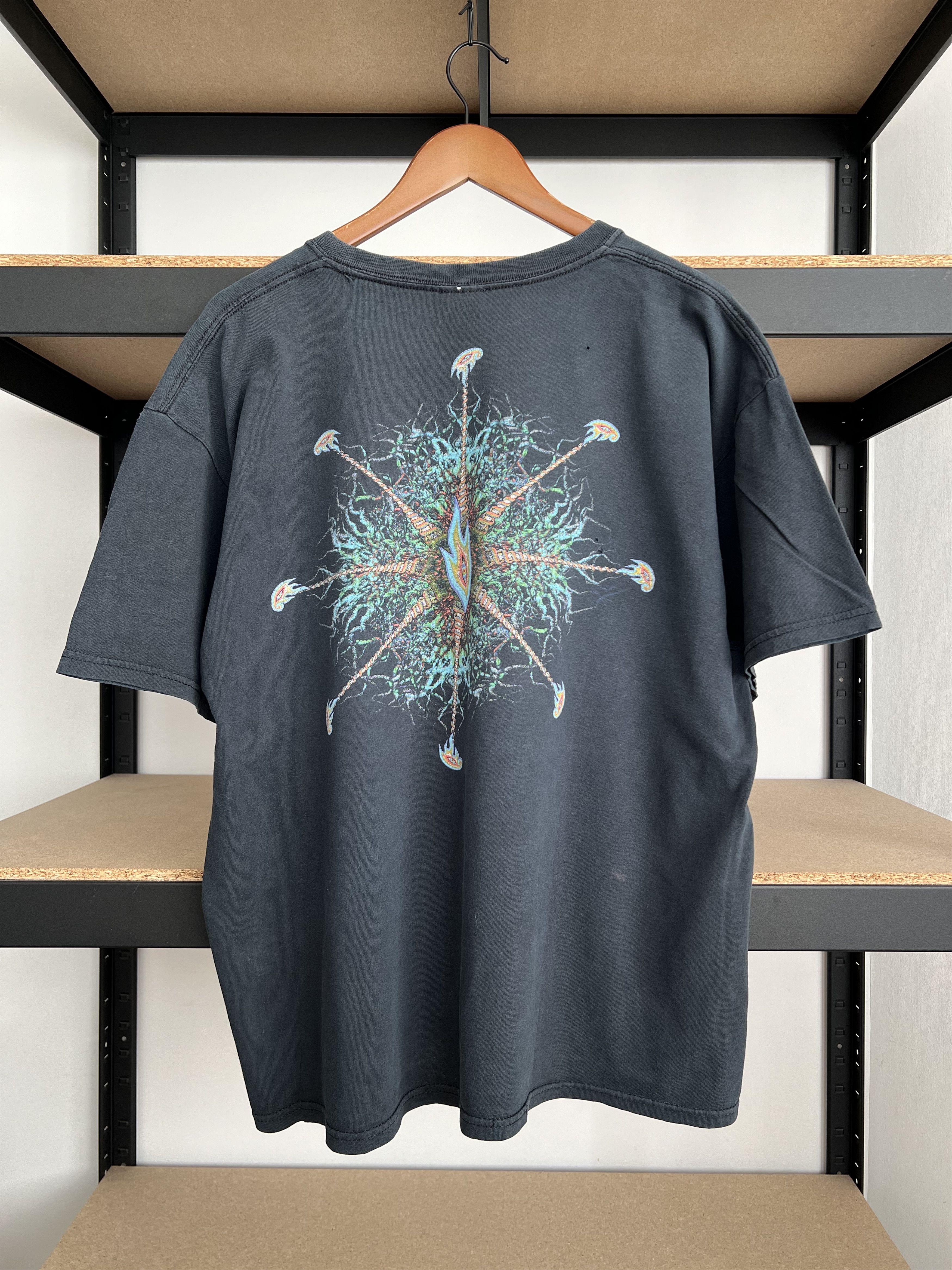Band Tees Vintage 2000s Tool Lateralus Nerve Endings Thrashed T Shirt Hoodie, Sweatshirt | PodTeesHub.com