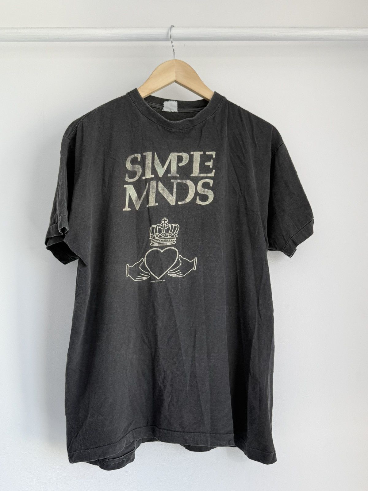 Band Tees Vintage Simple Minds Rare 1989 Rock T Shirt Size M L Hoodie, Sweatshirt | PodTeesHub.com