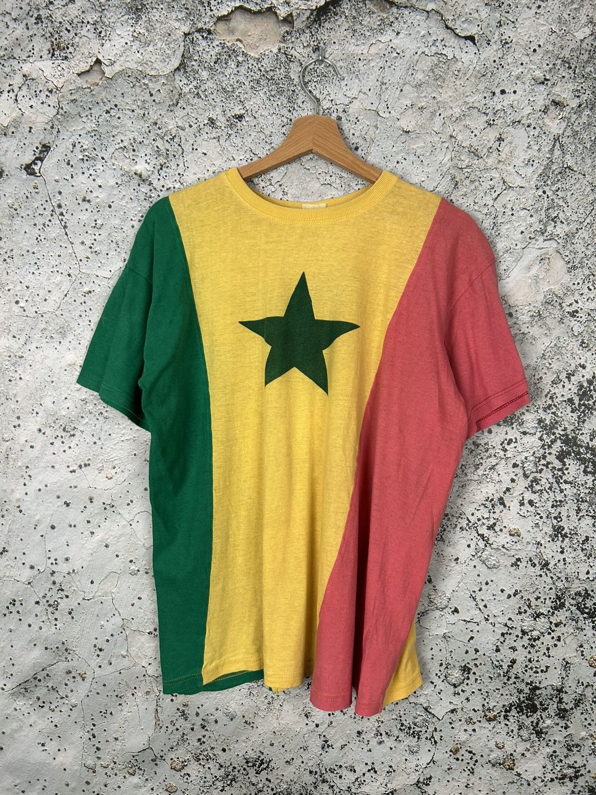 Vintage Senegal Graphic Tee Flag 90s Sprotswear Rare Hoodie, Sweatshirt | PodTeesHub.com