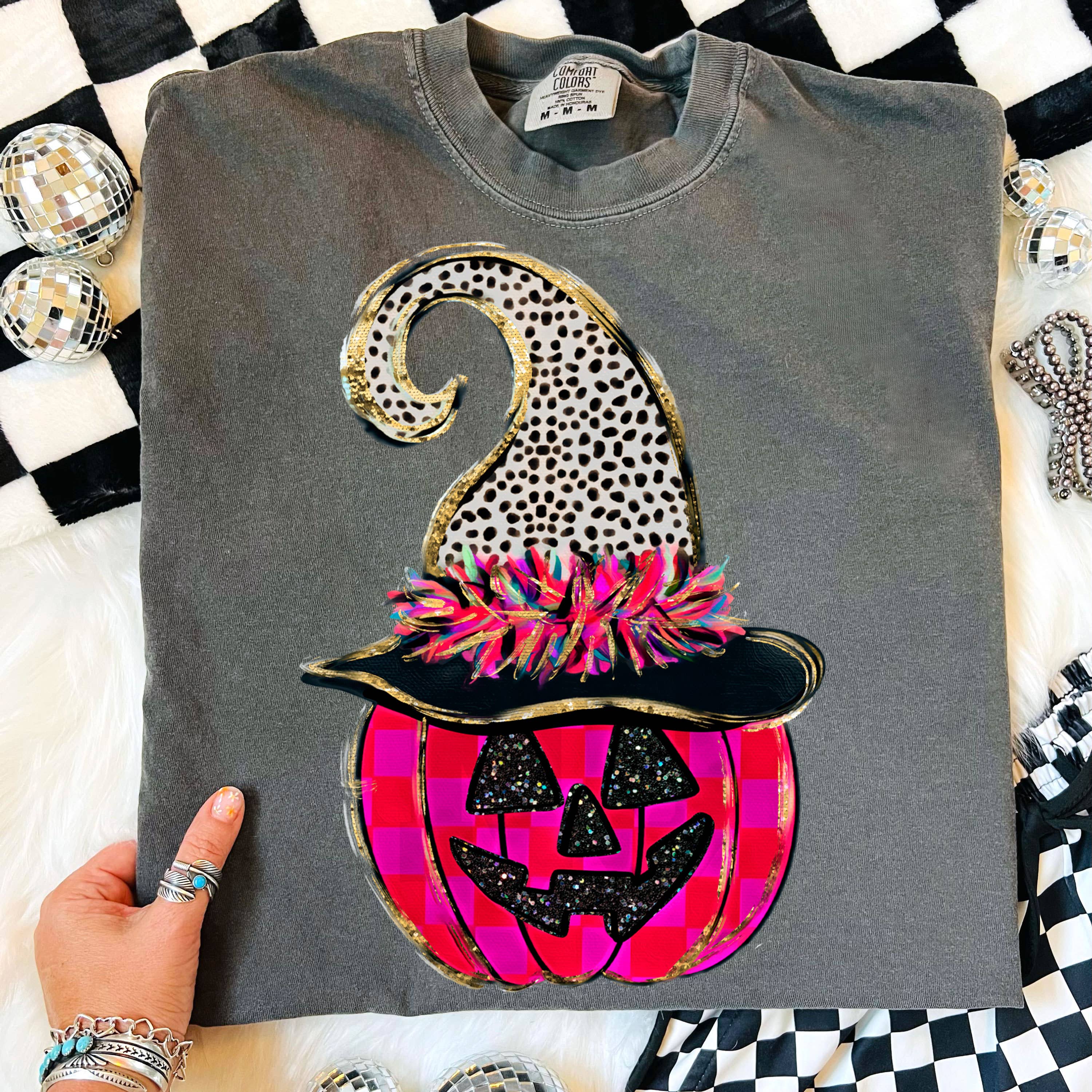 Preppy Polka Dot Pumpkin Tee Hoodie, Sweatshirt | PodTeesHub.com