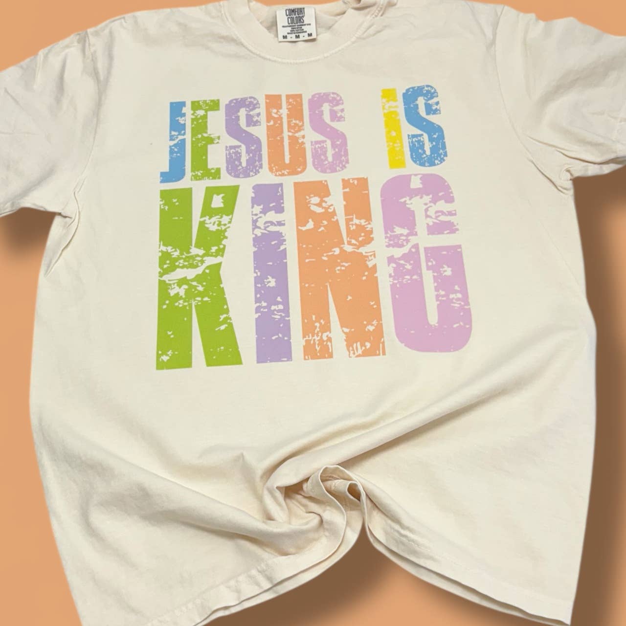 Jesus Is King Comfort Colors T-Shirt Hoodie, Sweatshirt | PodTeesHub.com