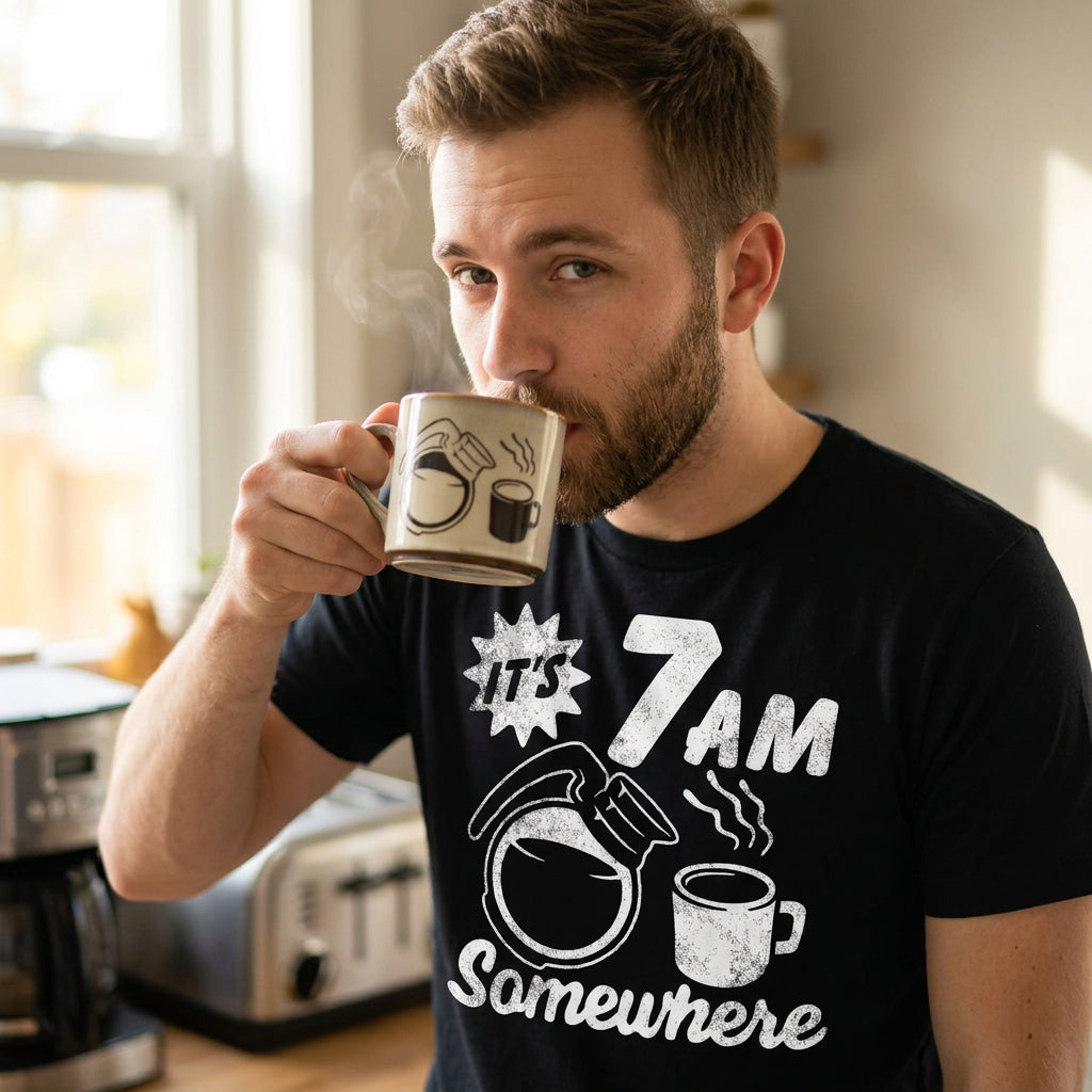 Its 7 AM Somewhere Men's T Shirt