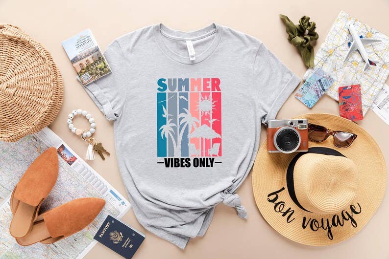 Summer Vibes Only T-Shirt Hoodie, Sweatshirt | PodTeesHub.com