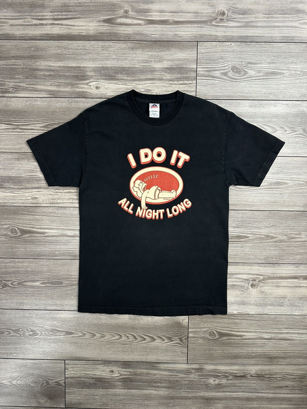 Vintage Y2k Simpsons Homer I Do All Night Long T-Shirts, Hoodie, Sweatshirt