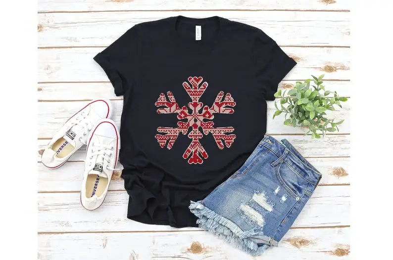 Snowflake T-Shirt Hoodie, Sweatshirt | PodTeesHub.com