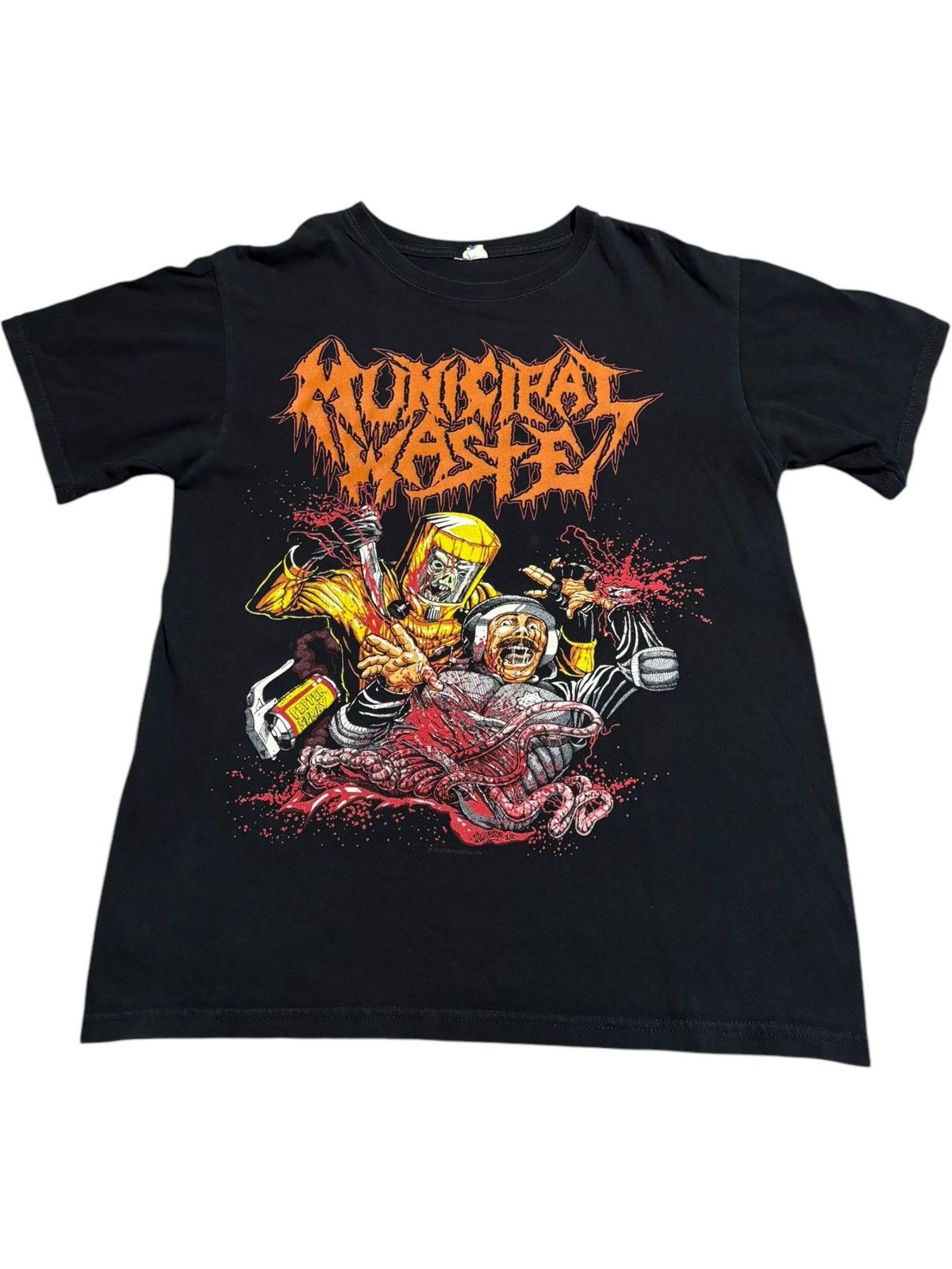 Band Tees M Municipal Waste Concert T Shirt Black Metal Band Zombie Hoodie, Sweatshirt | PodTeesHub.com